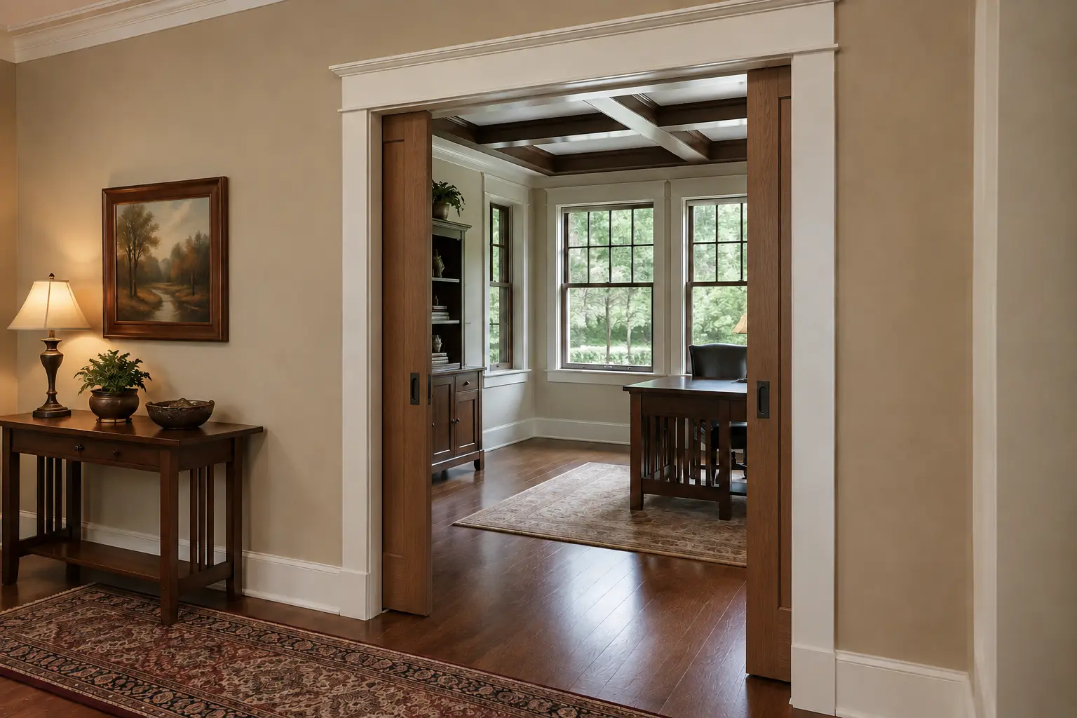 Pocket Door Portal — illustrative design