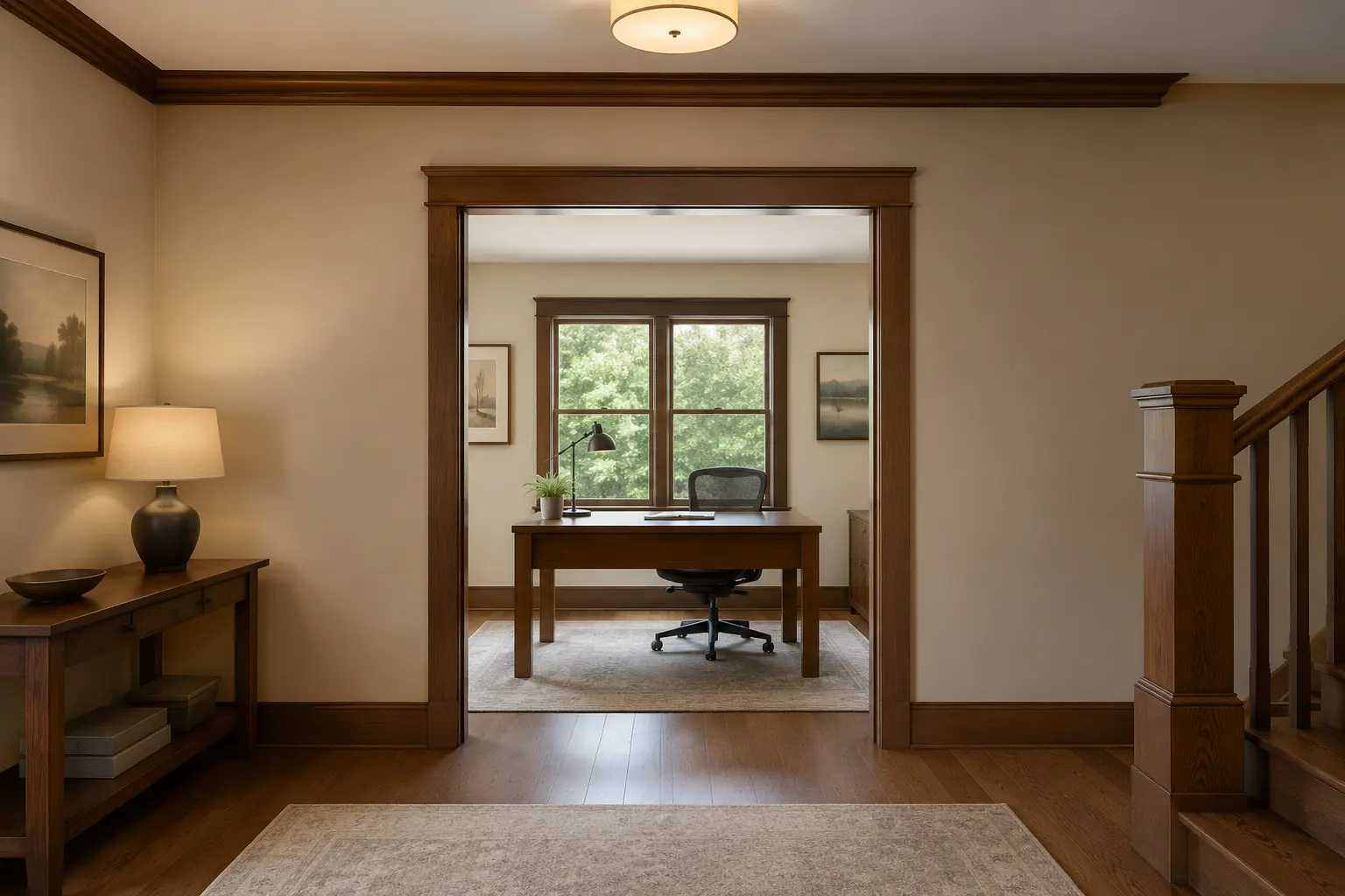 Paired French Doors — before design concept
