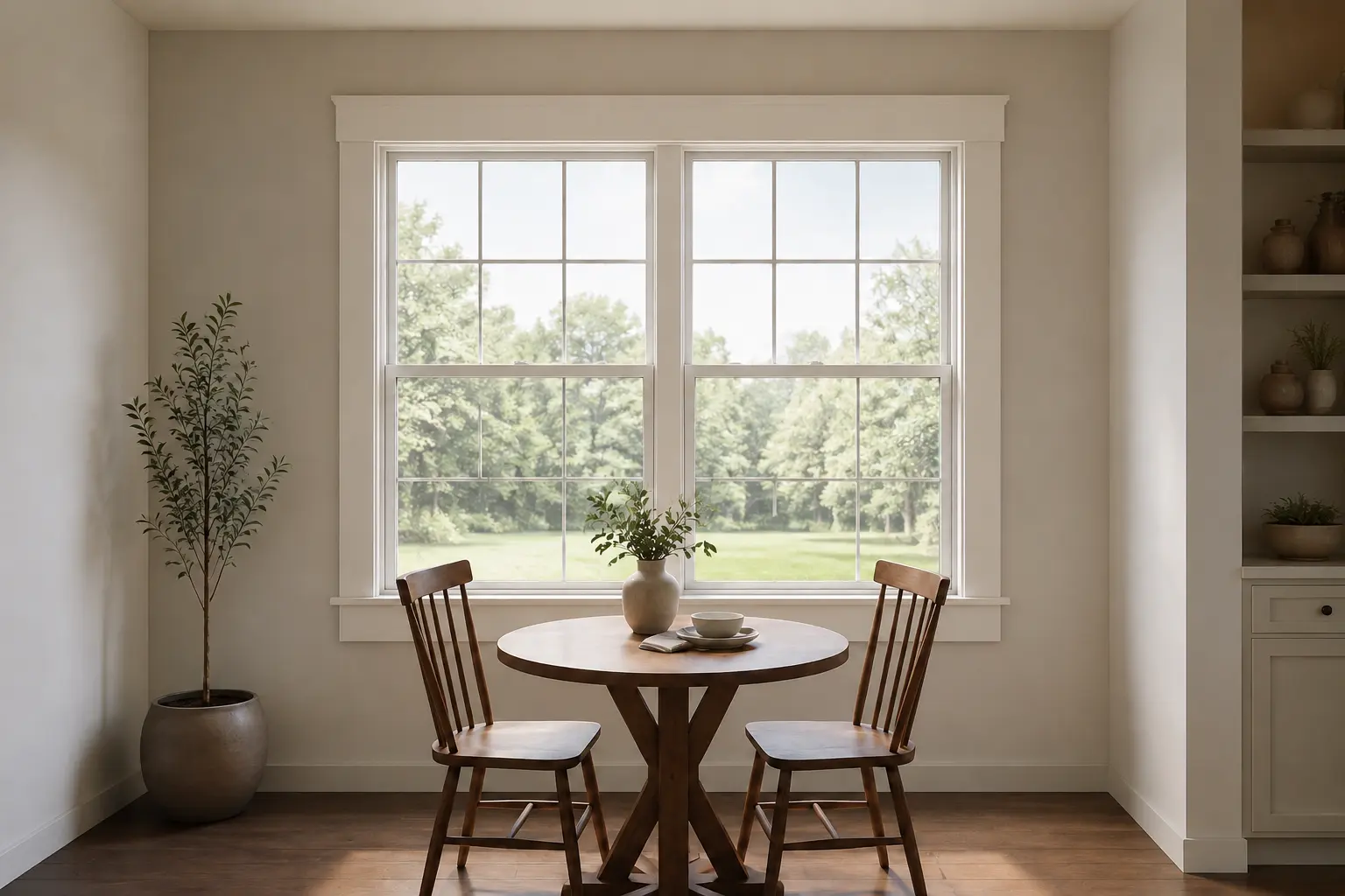 Window Casing / Stool / Apron — illustrative design