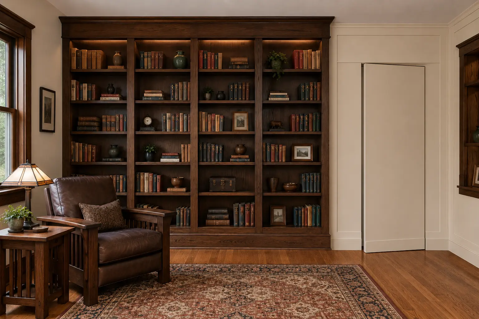 Concealed Panel Door — illustrative design