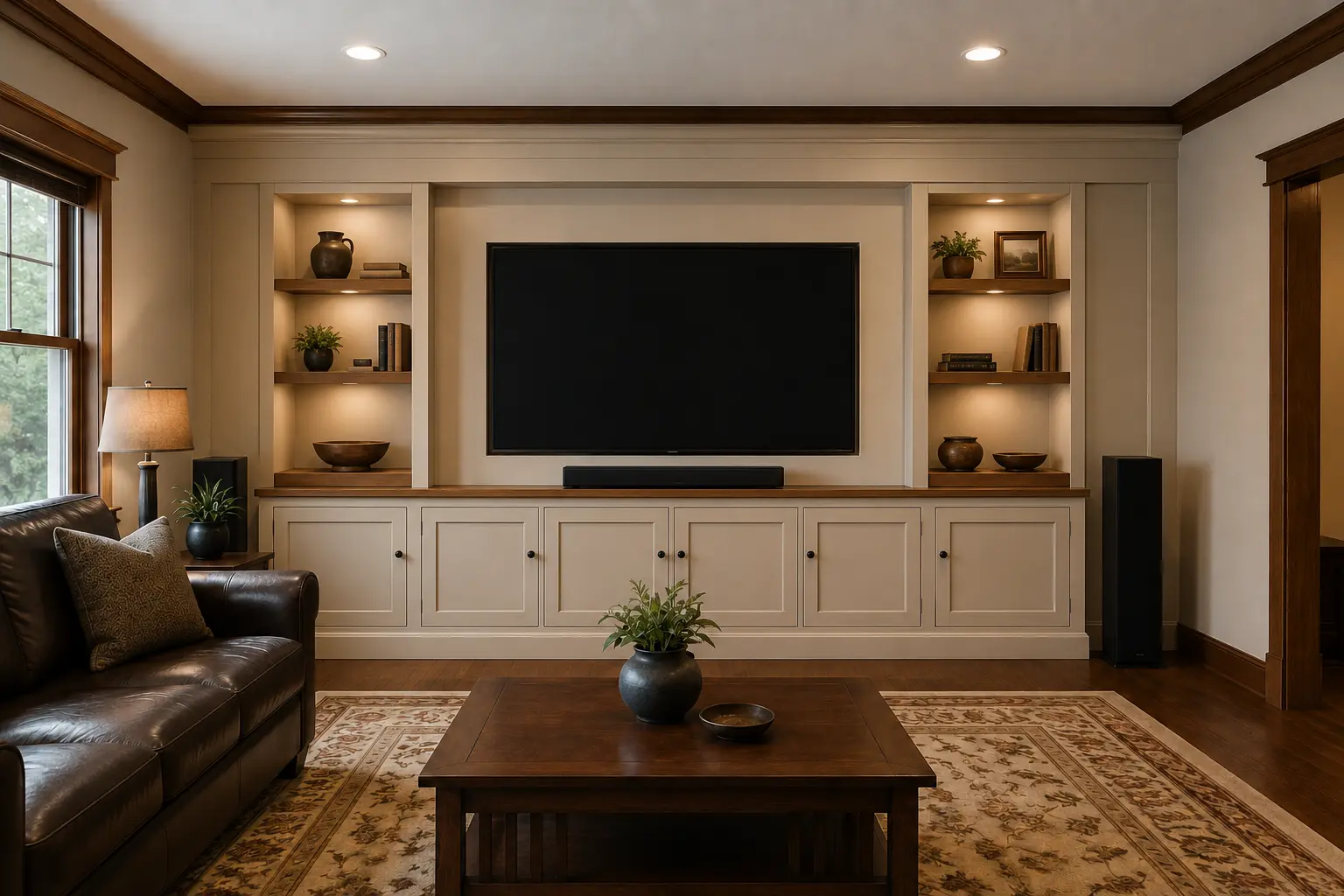 Integrated Media Wall — illustrative design