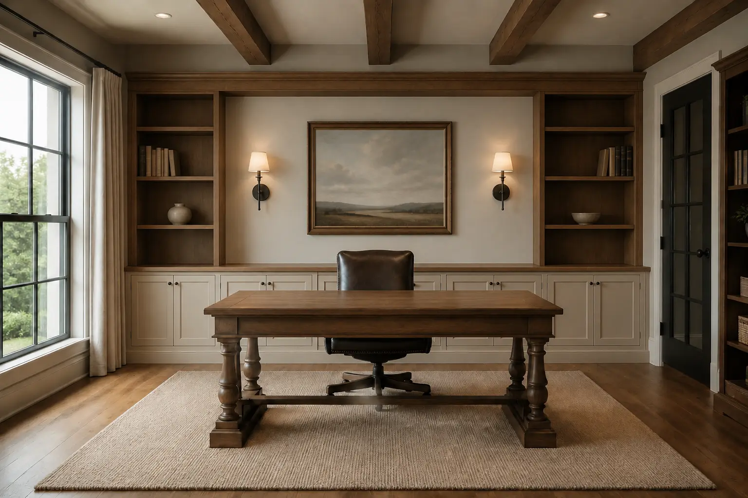 Study Credenza Wall — illustrative design