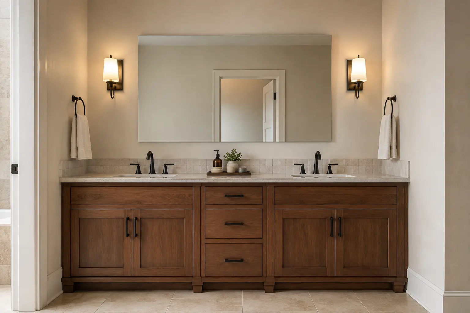Bathroom Mirror Frame — before design concept