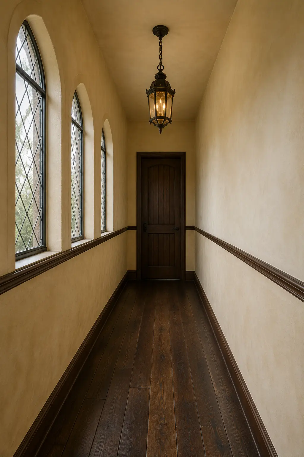 Gallery Hall Treatment — before design concept