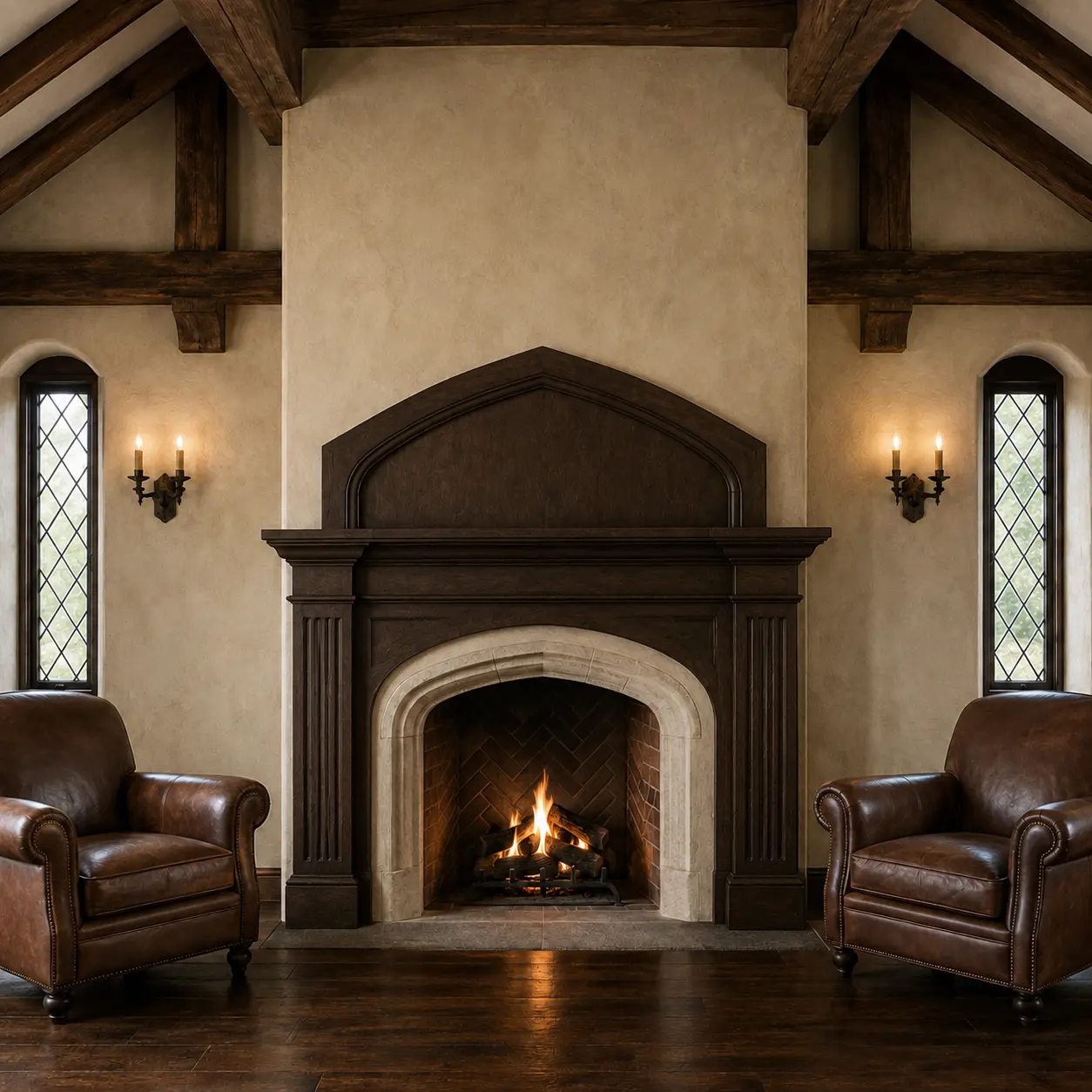 Layered Mantel System — illustrative design
