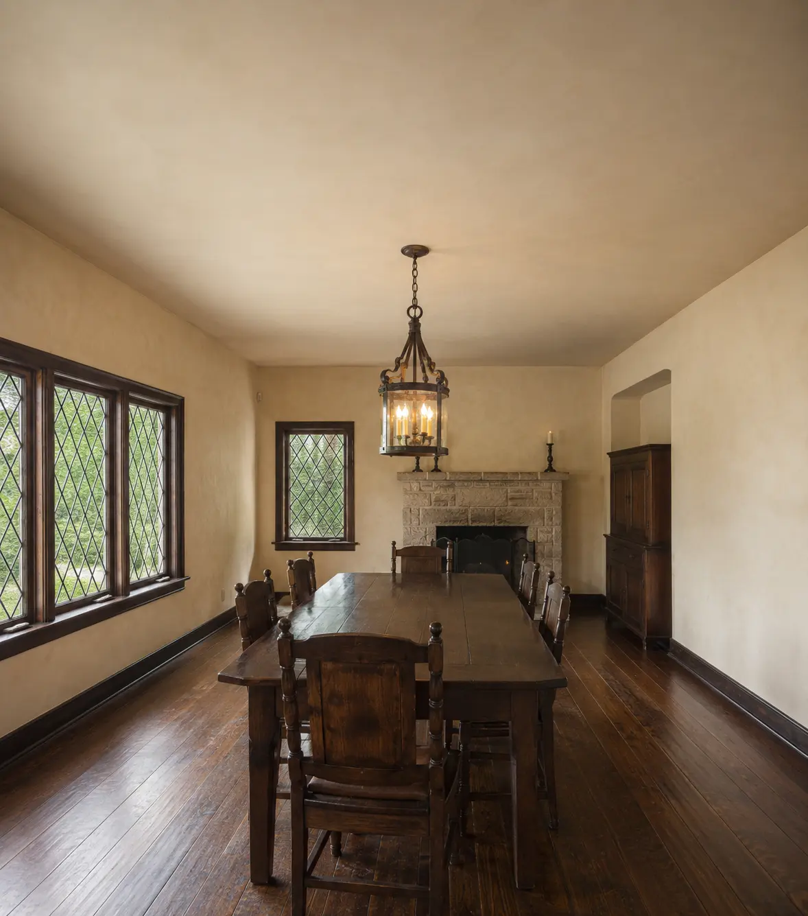 T&G Ceiling + Cross Beam — before design concept