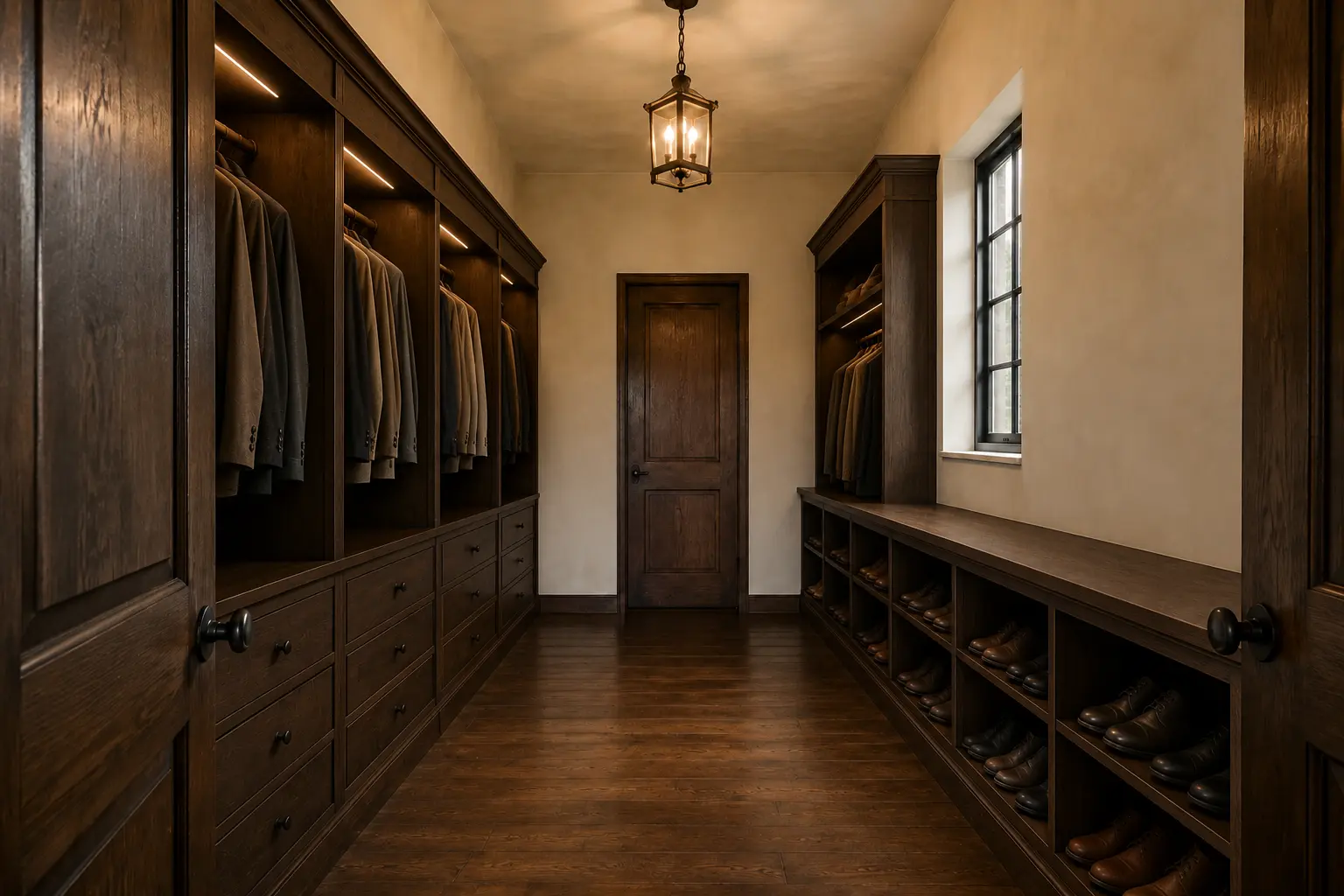Primary Closet System — illustrative design