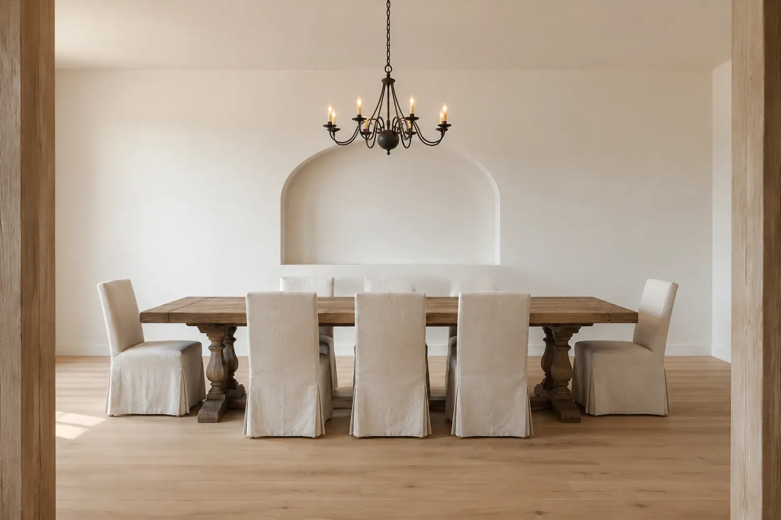 Dining Feature Wall — before design concept