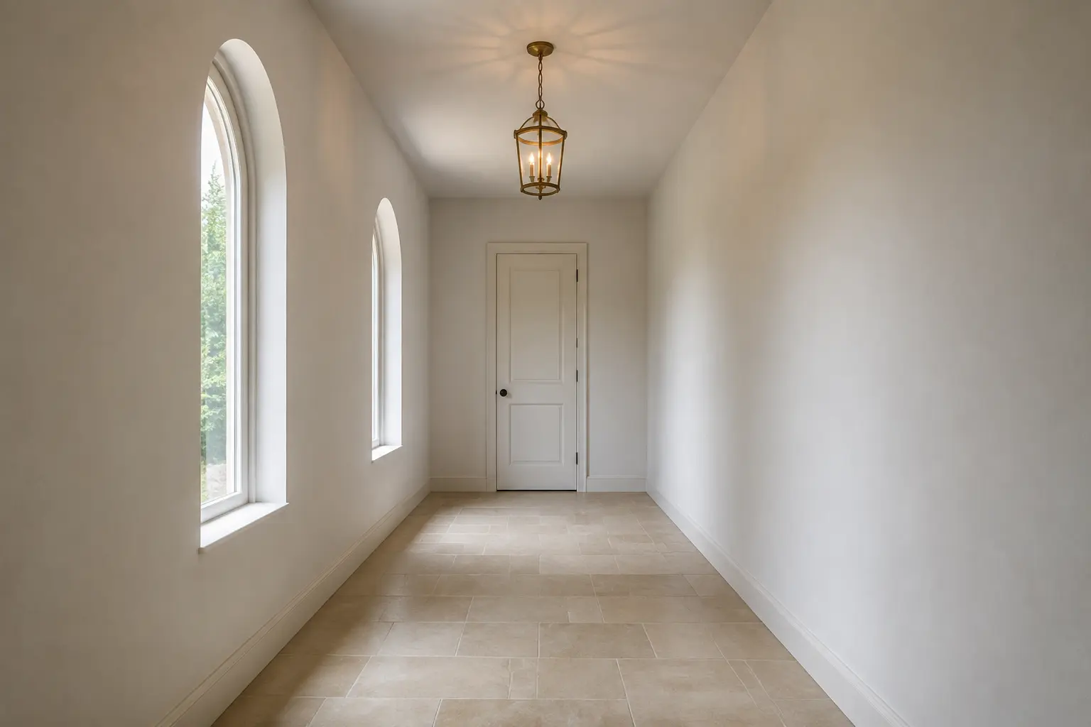 Gallery Hall Treatment — before design concept