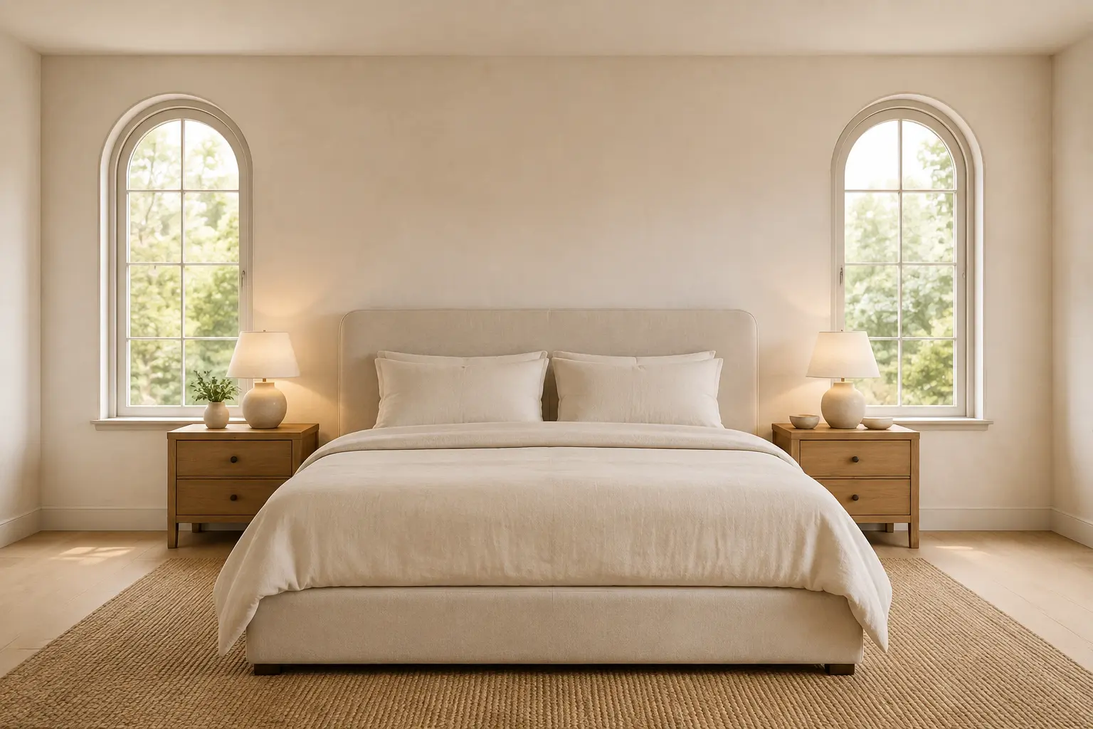 Headboard Wall — before design concept