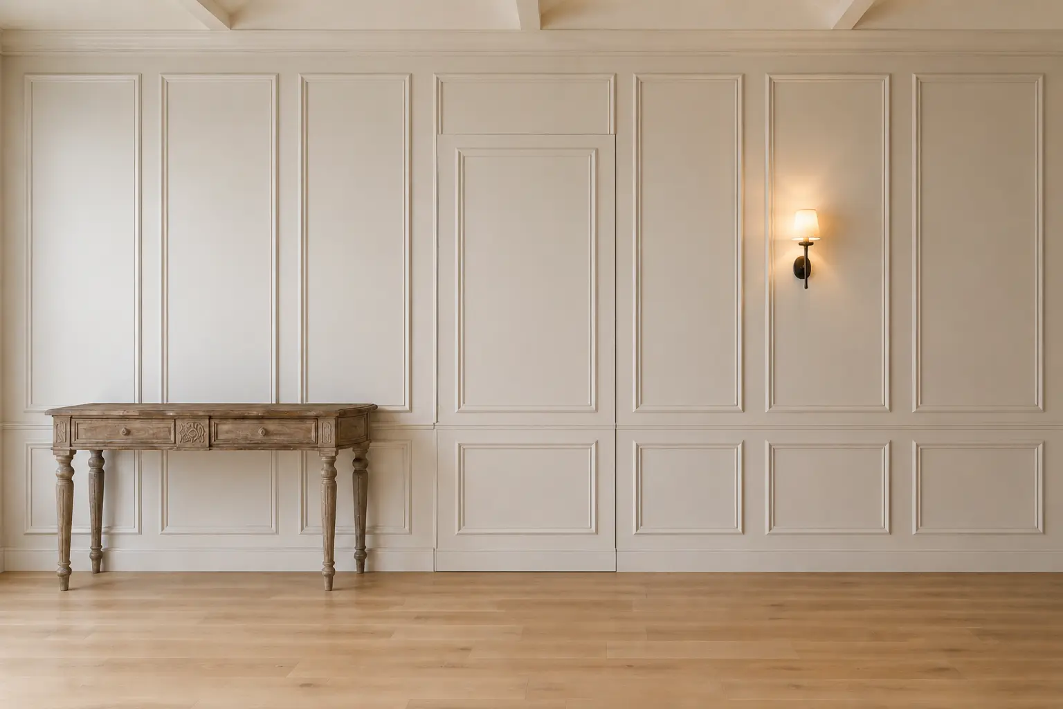 Concealed Panel Door — illustrative design