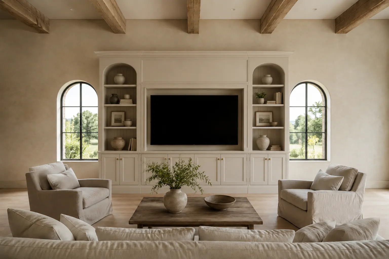 Integrated Media Wall — illustrative design
