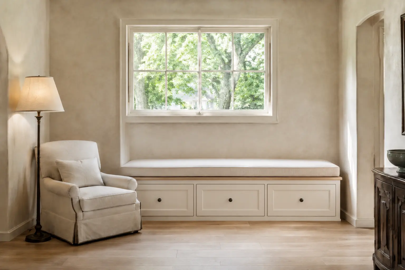 Window Seat — illustrative design