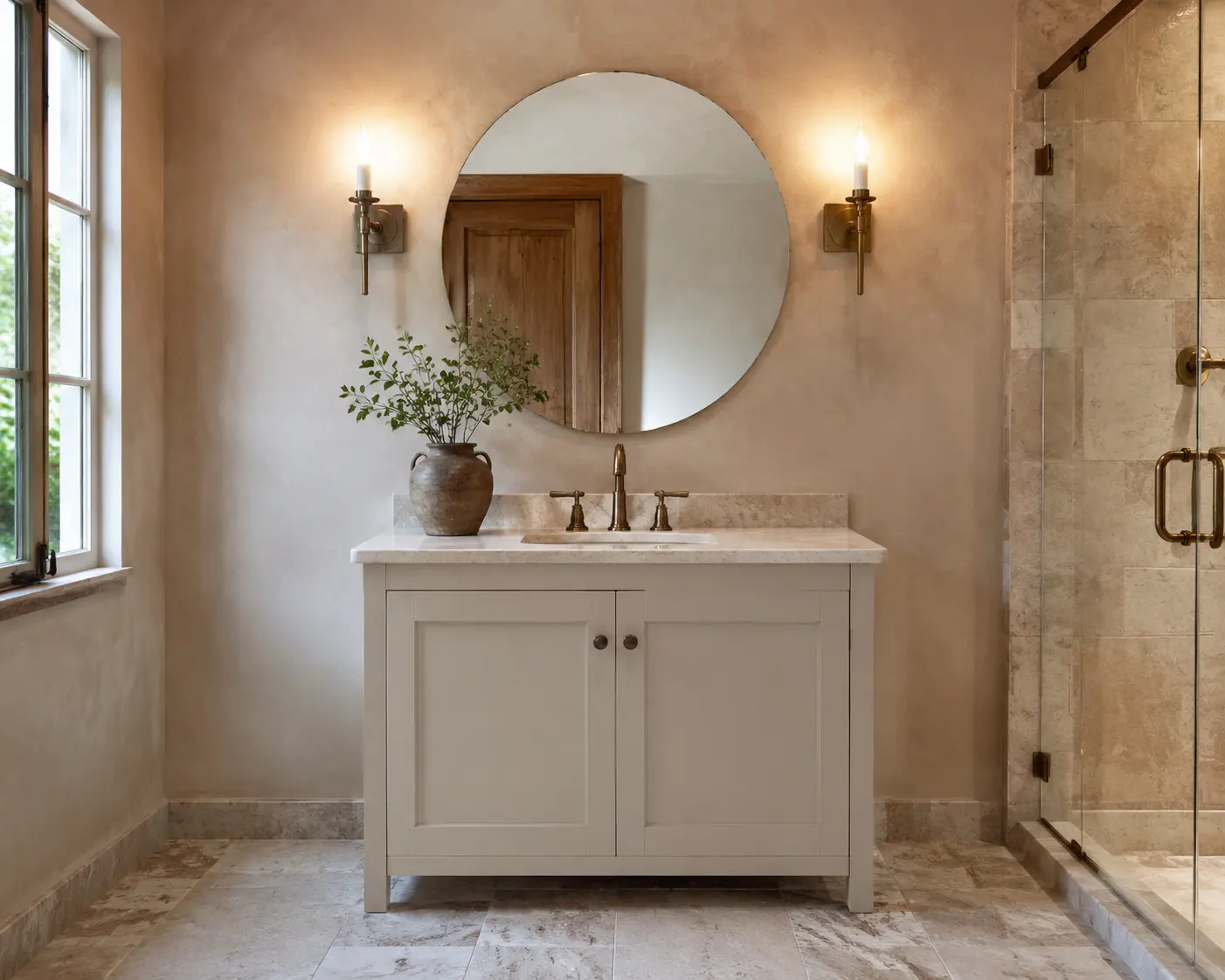 Bathroom Mirror Frame — before design concept