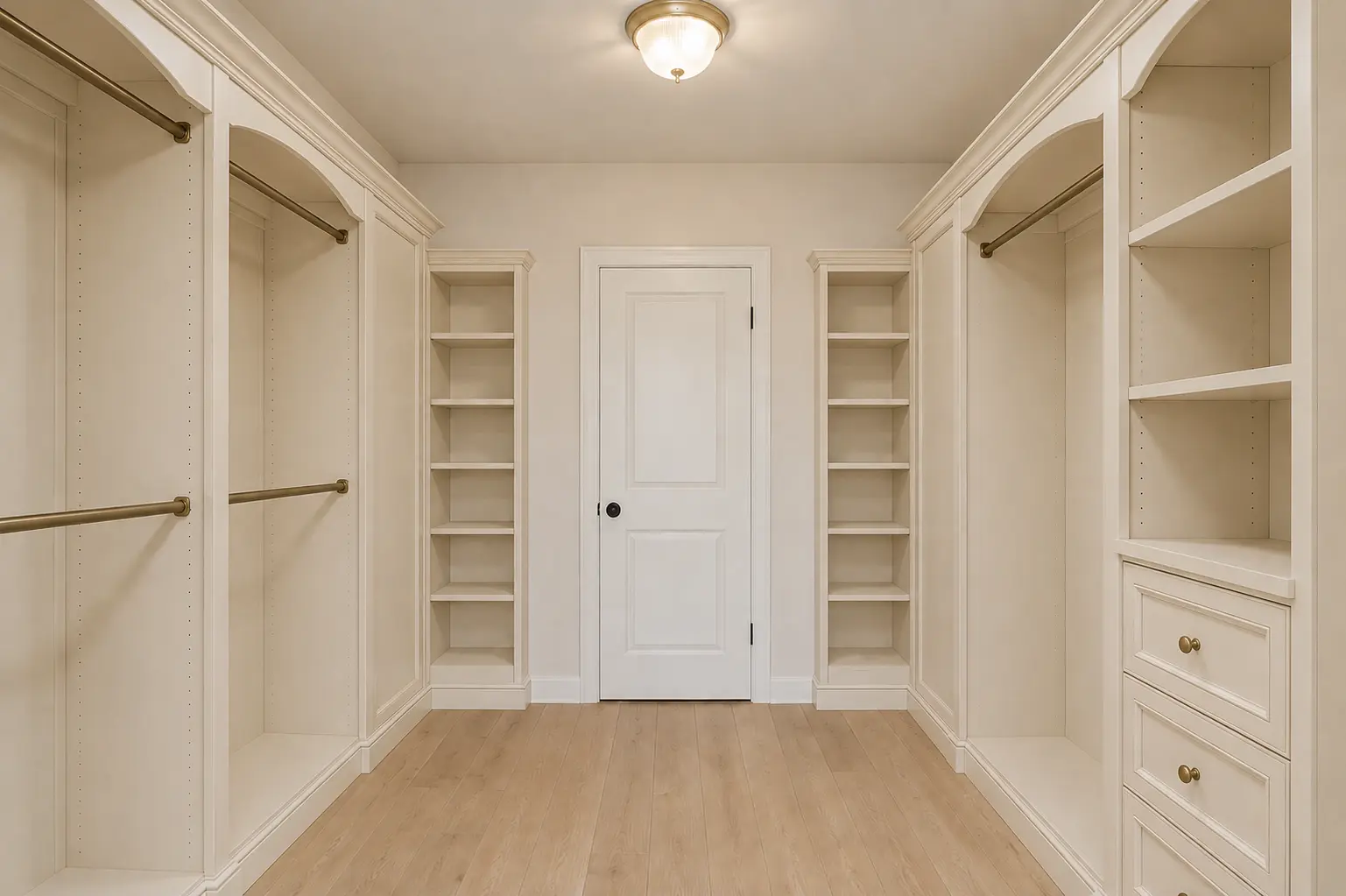Primary Closet System — illustrative design