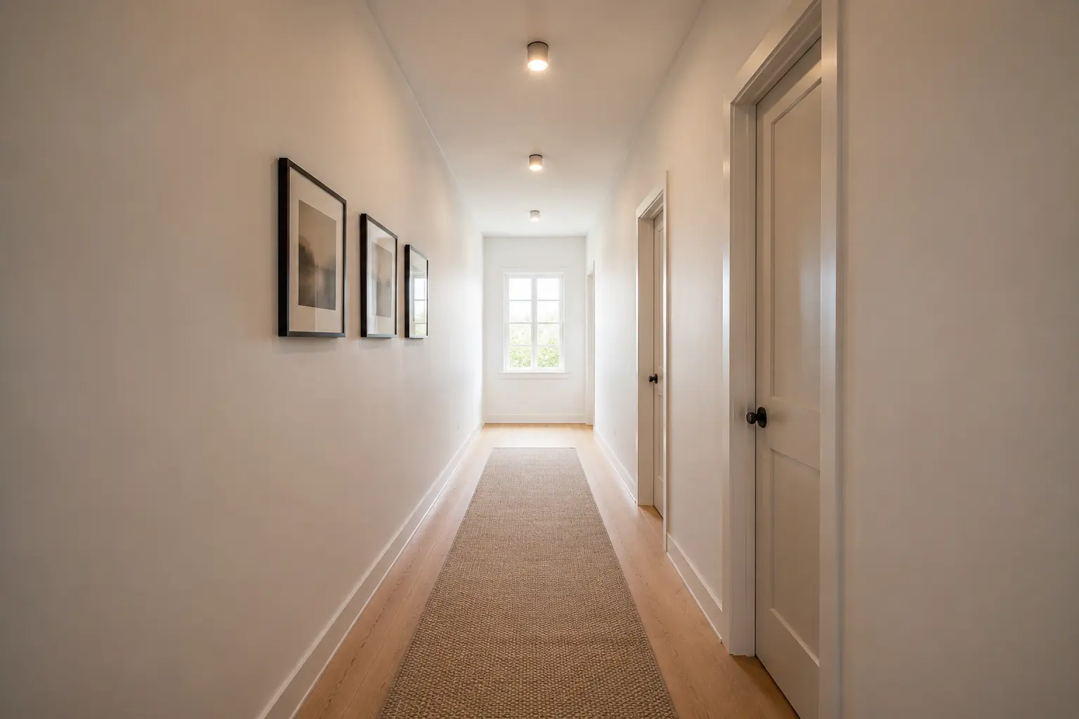 Gallery Hall Treatment — before design concept