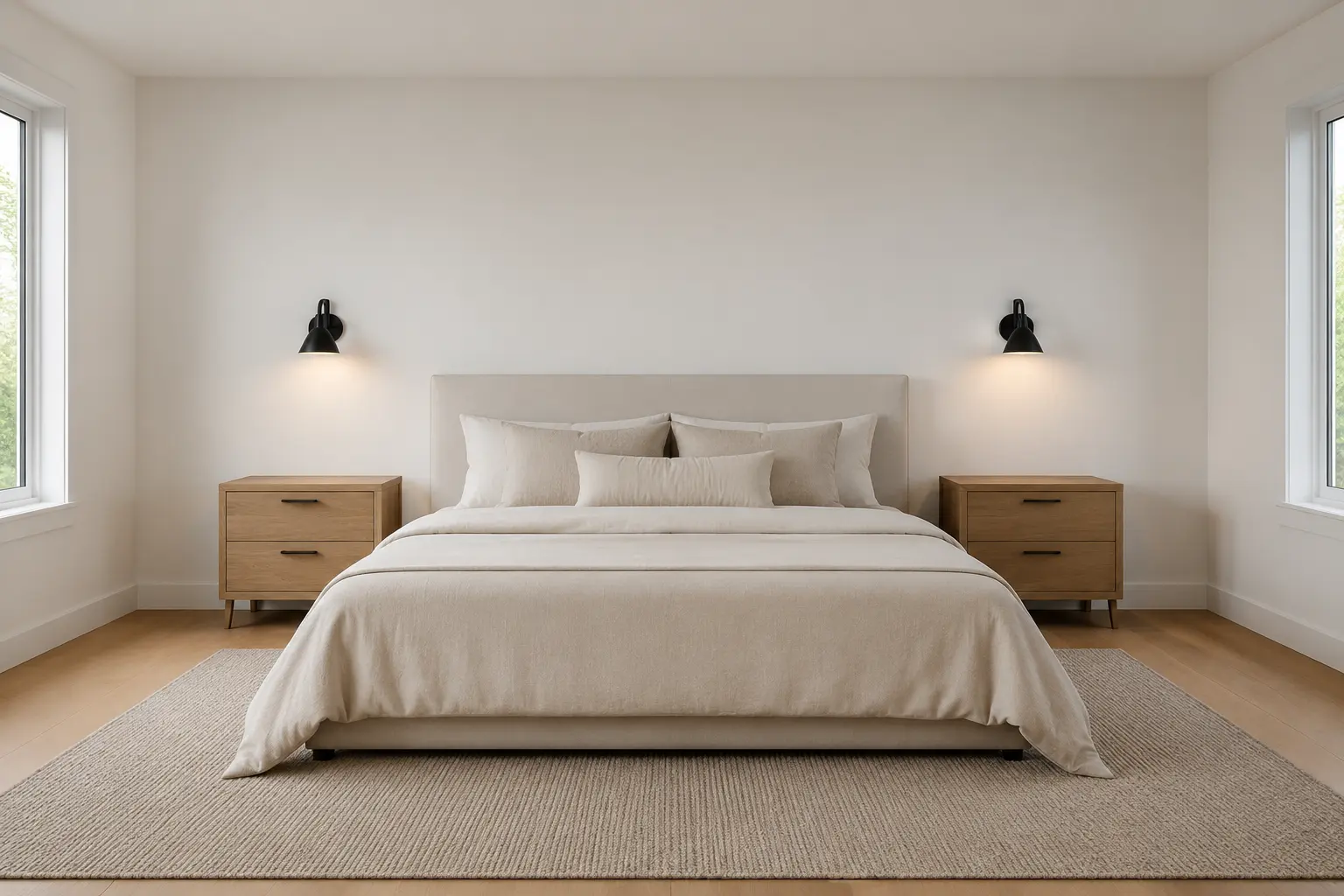 Headboard Wall — before design concept