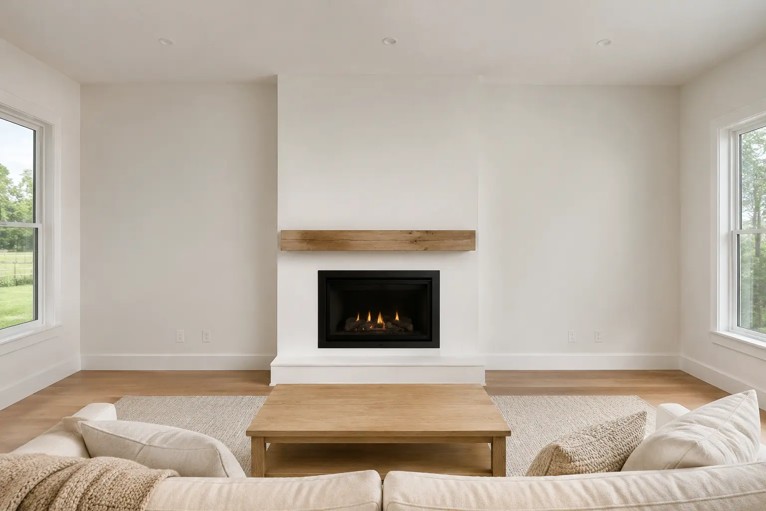 Full Built-in Library Wall — before design concept