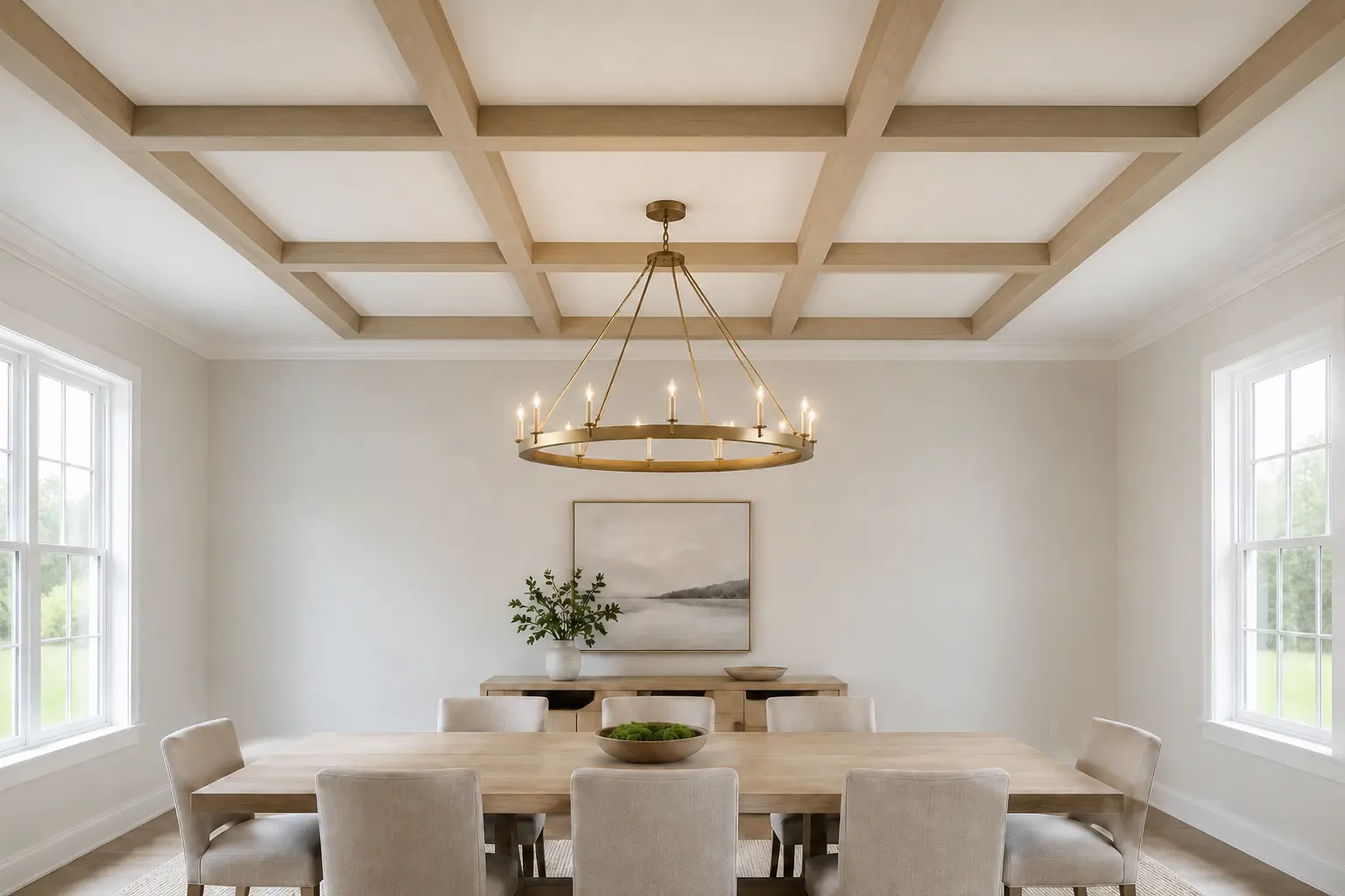 Coffered Ceiling — illustrative design