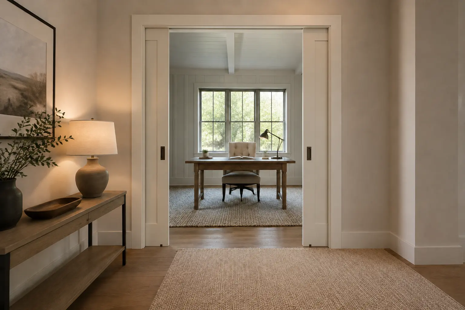 Pocket Door Portal — illustrative design