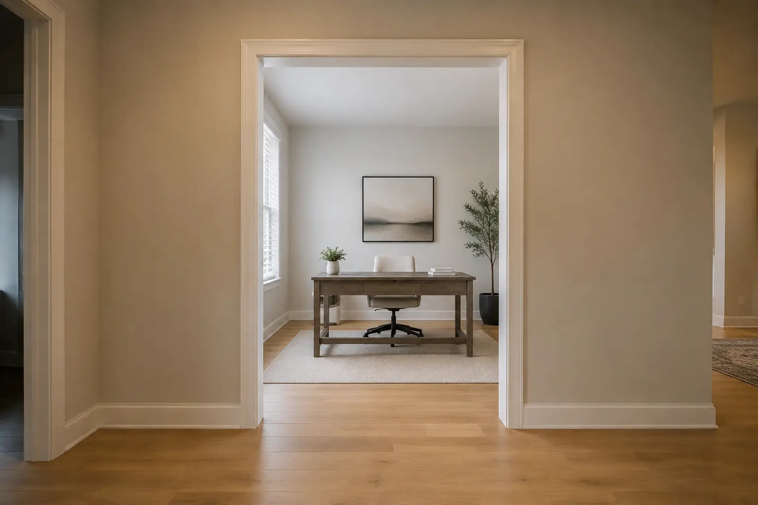 Paired French Doors — before design concept