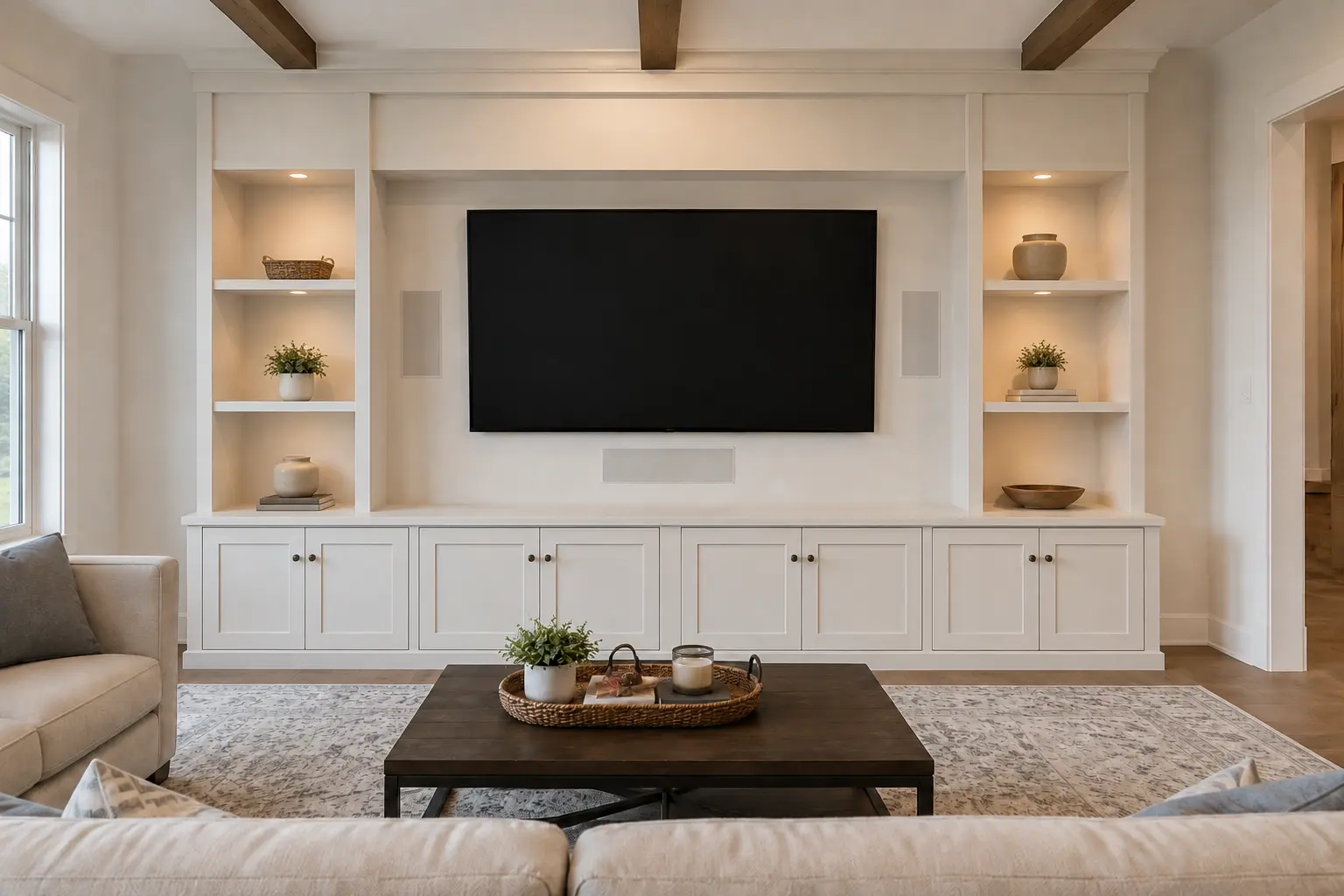 Integrated Media Wall — illustrative design