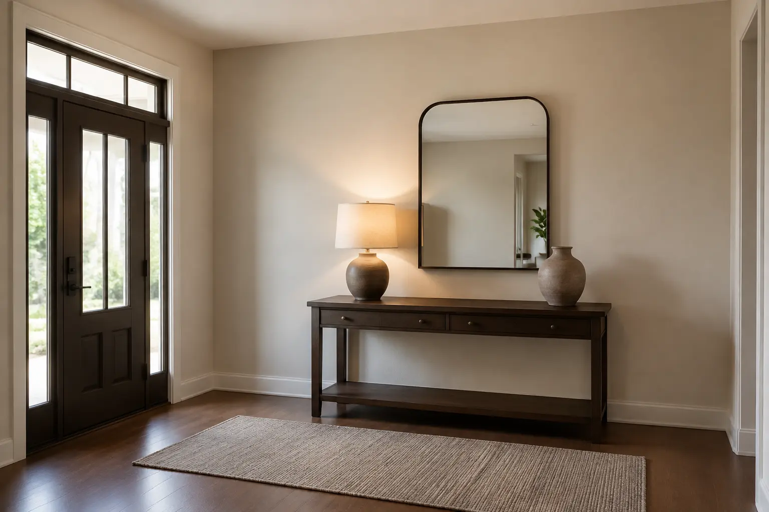 Entry Architectural Wall — before design concept