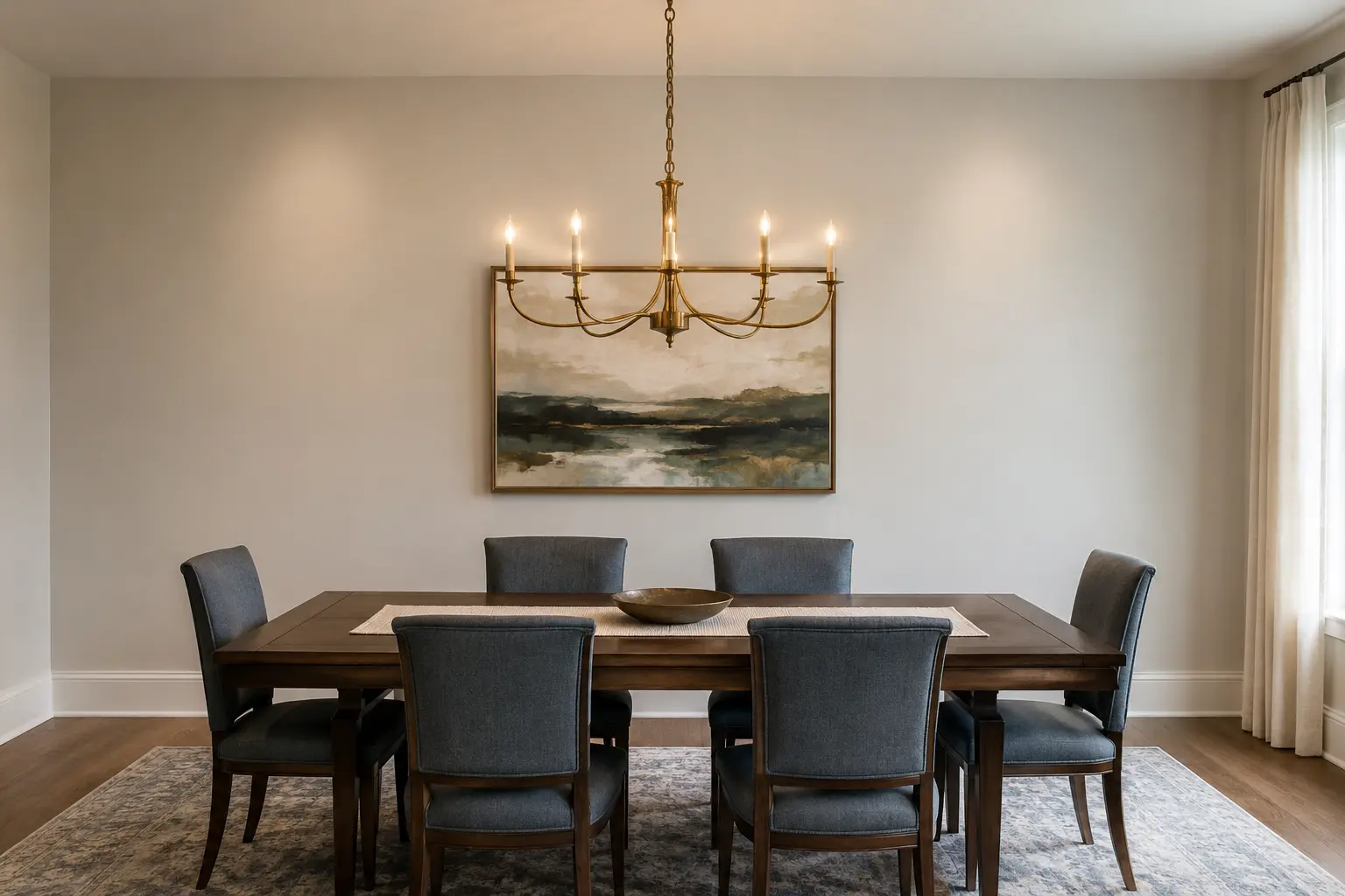Dining Feature Wall — before design concept