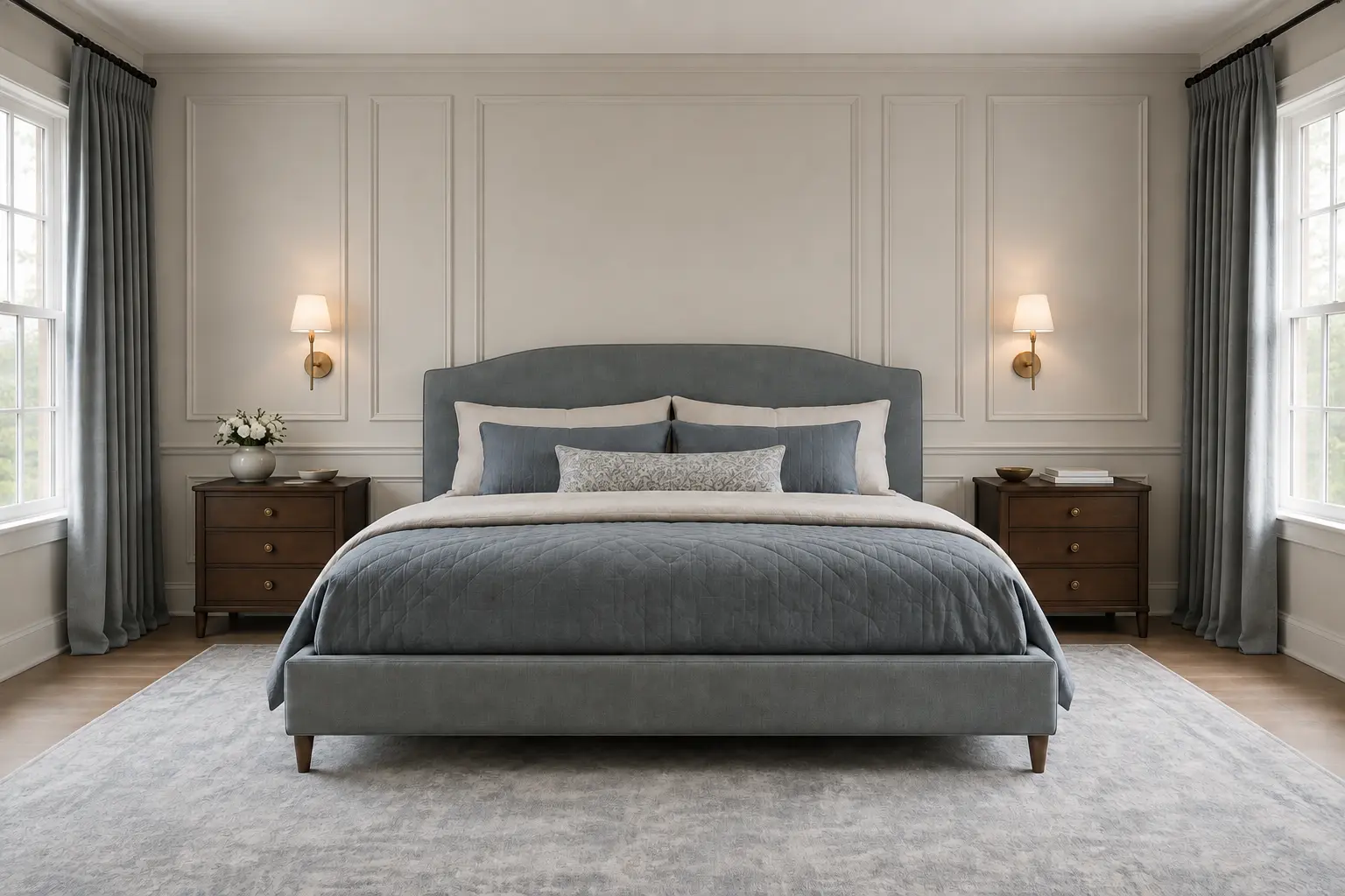 Headboard Wall — illustrative design