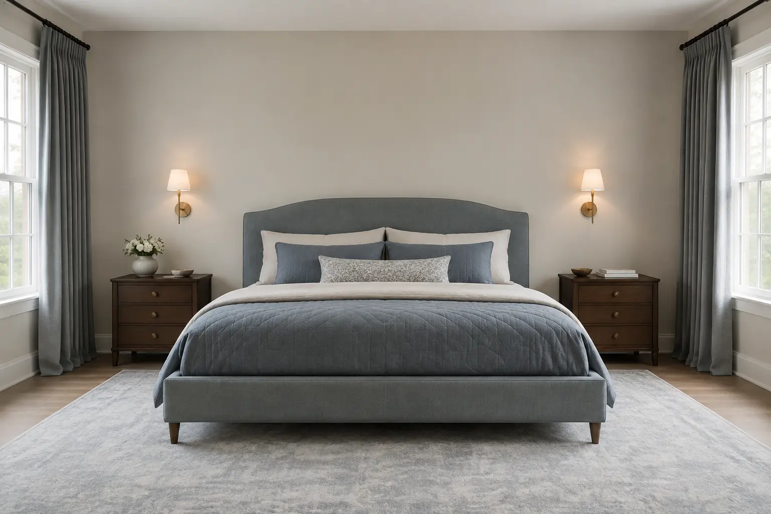 Headboard Wall — before design concept