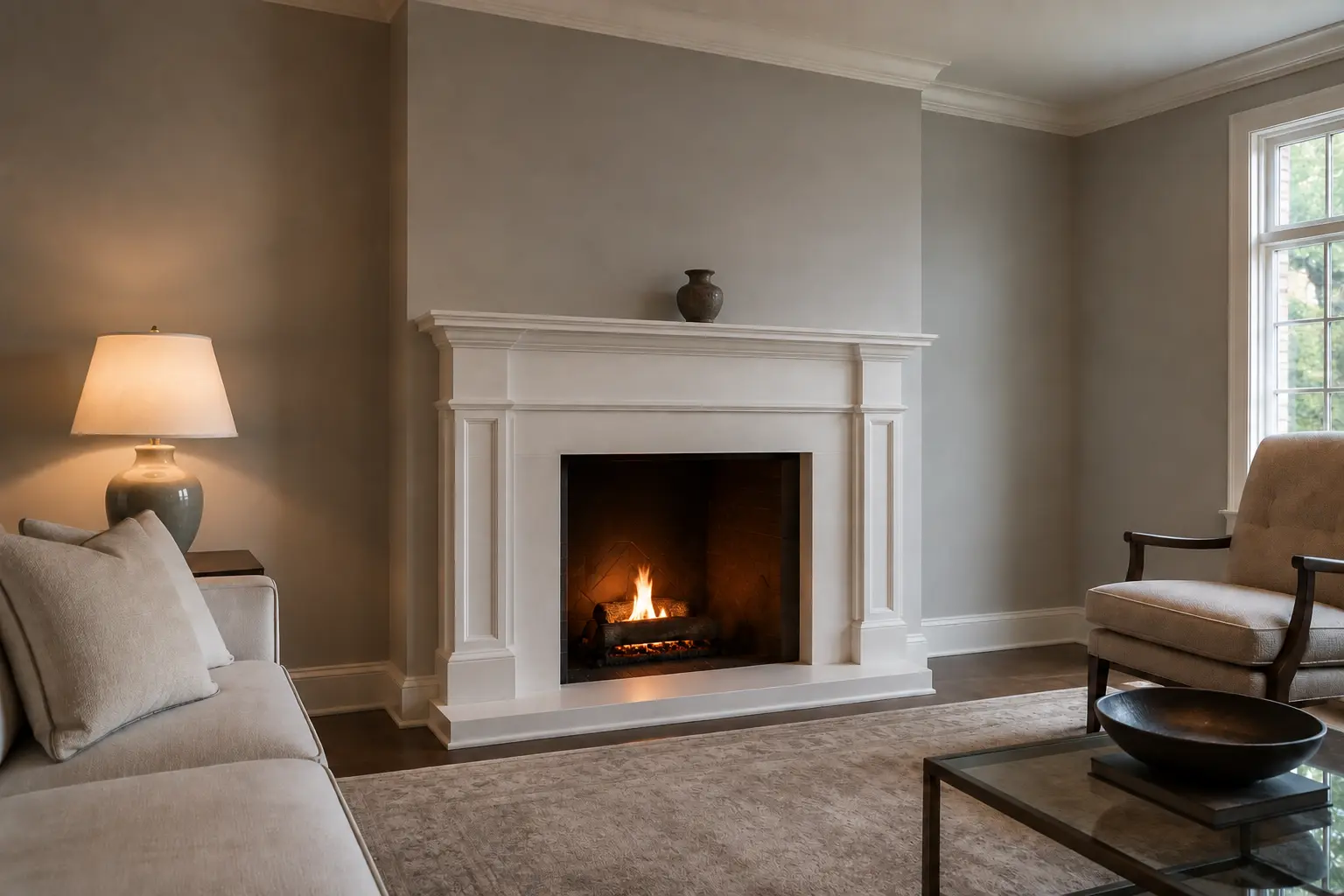 Layered Mantel System — illustrative design