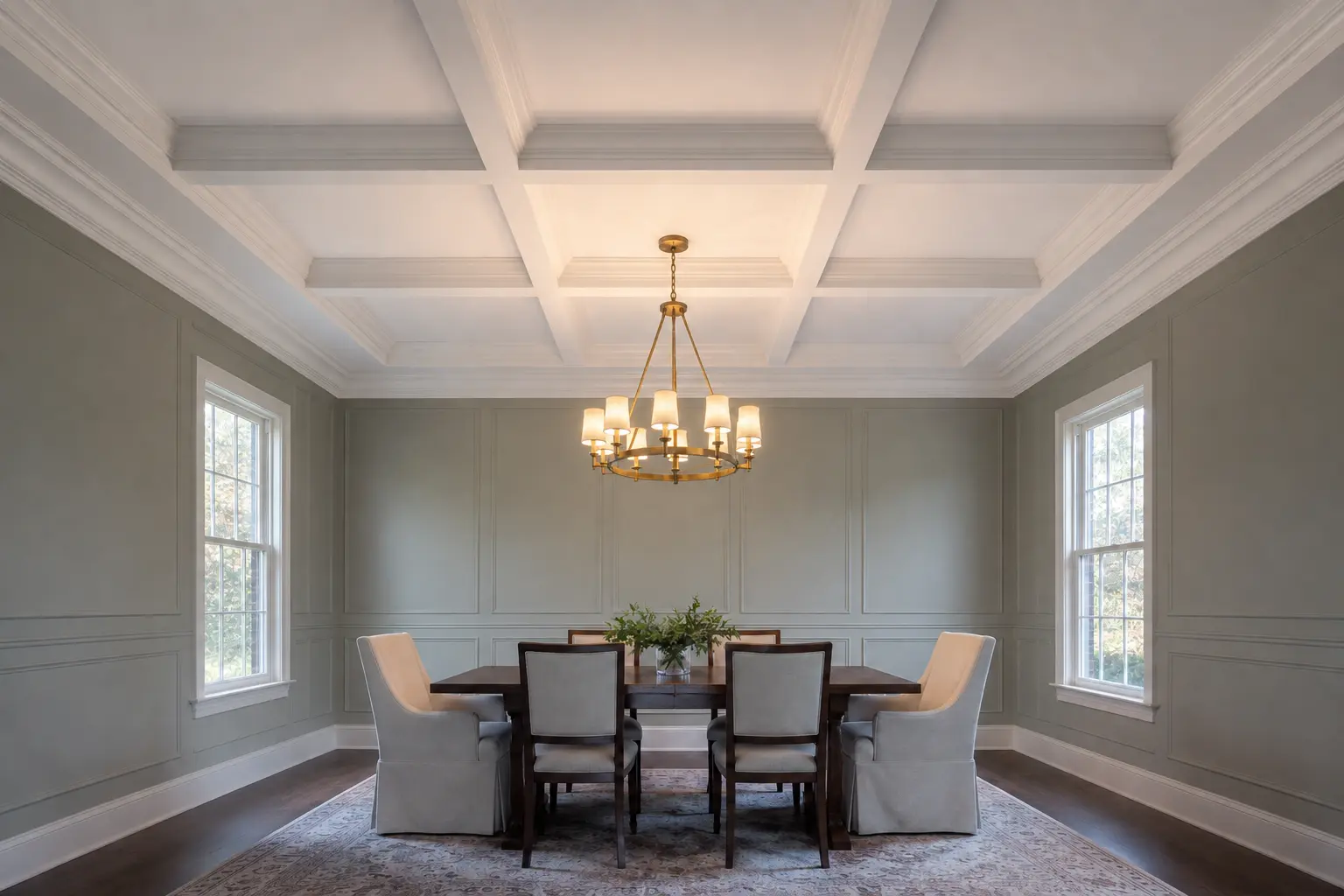 Coffered Ceiling — illustrative design