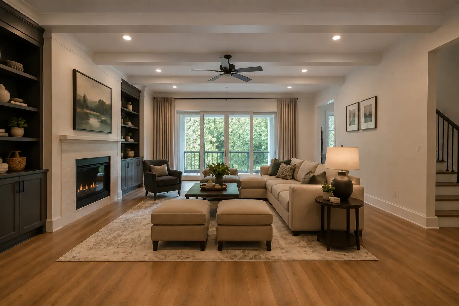 Parallel Beam Ceiling — illustrative design