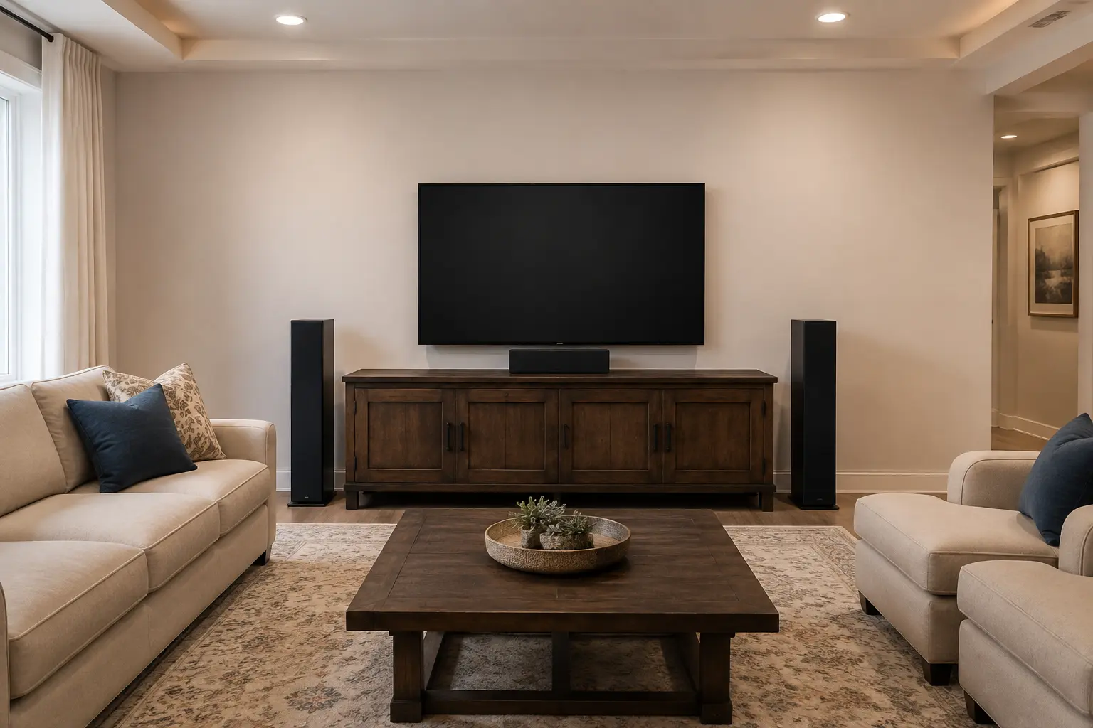 Integrated Media Wall — before design concept