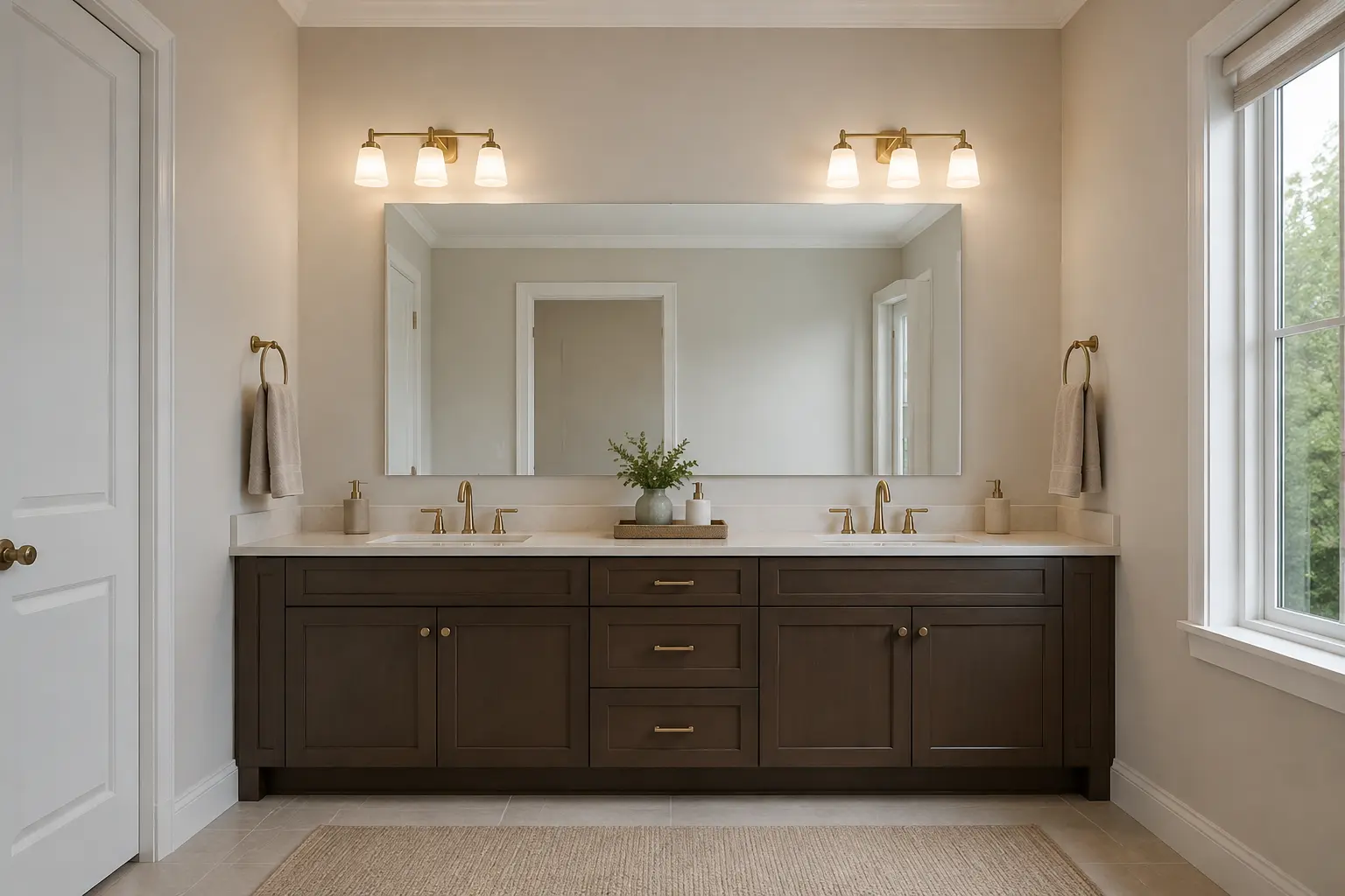 Bathroom Mirror Frame — before design concept
