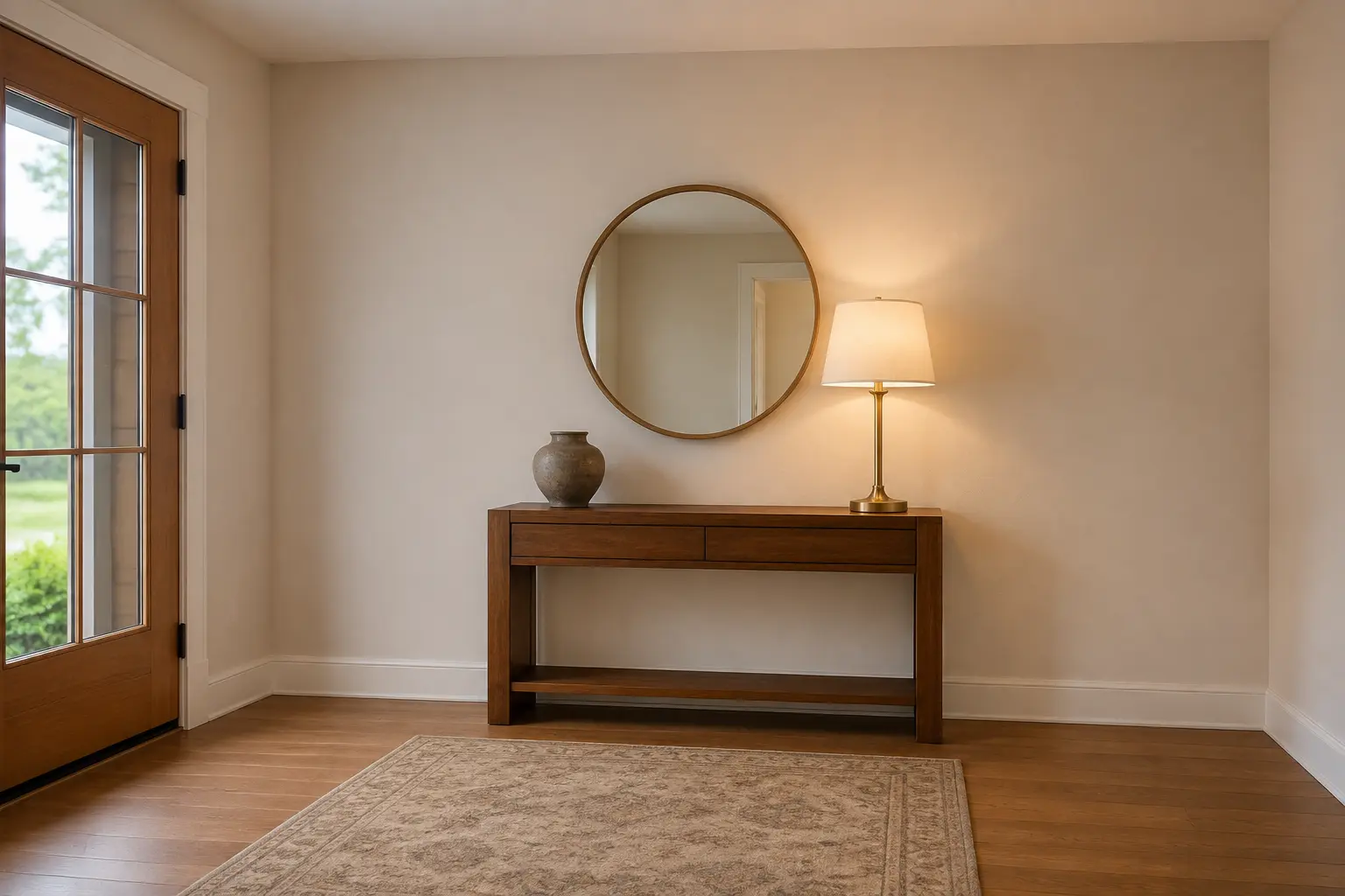 Entry Architectural Wall — before design concept