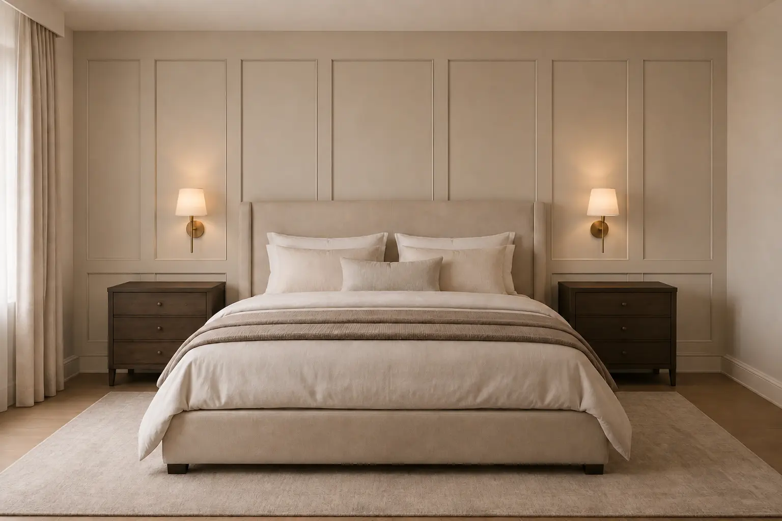 Headboard Wall — illustrative design