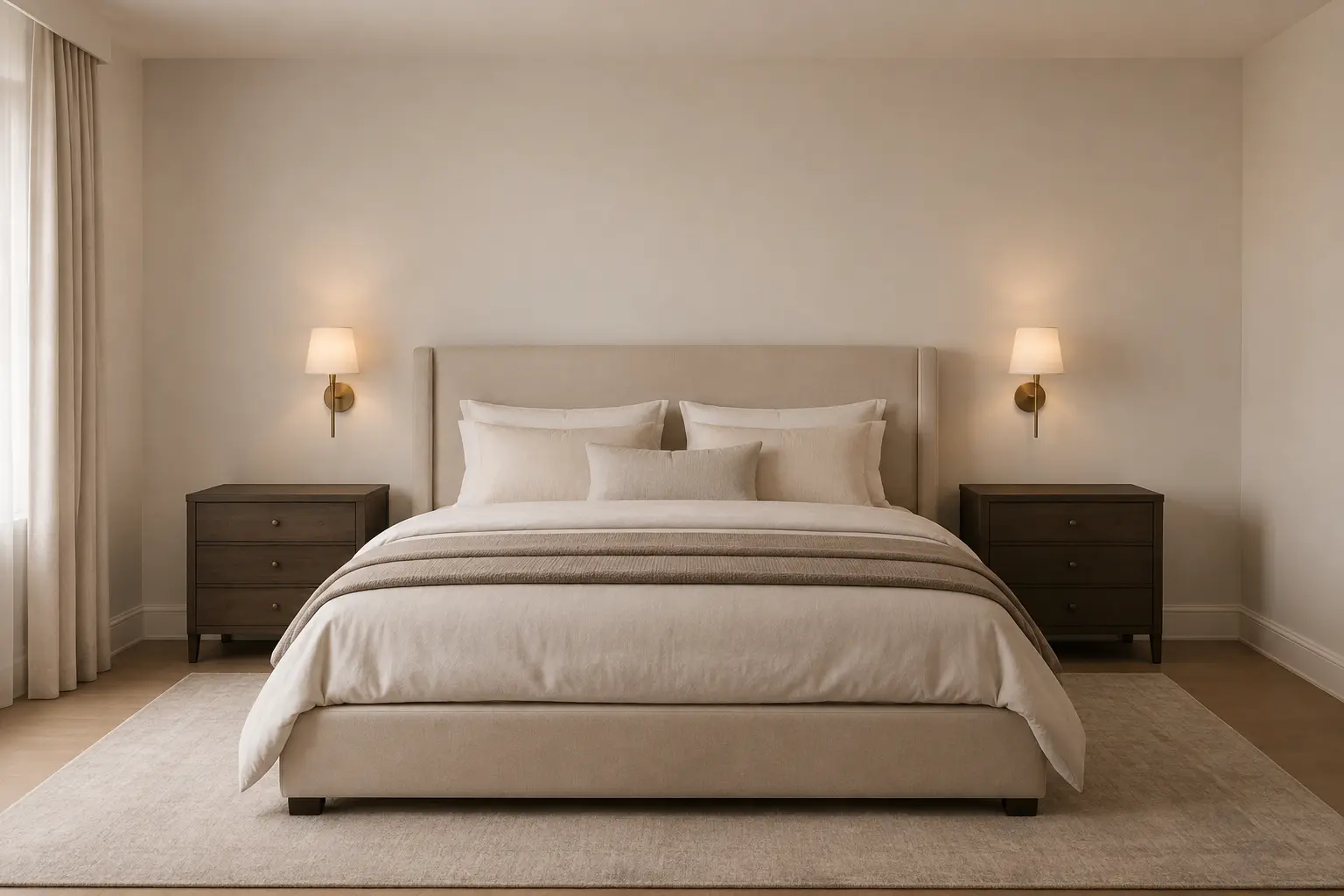 Headboard Wall — before design concept