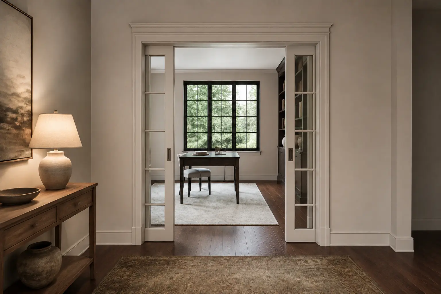 Pocket Door Portal — illustrative design