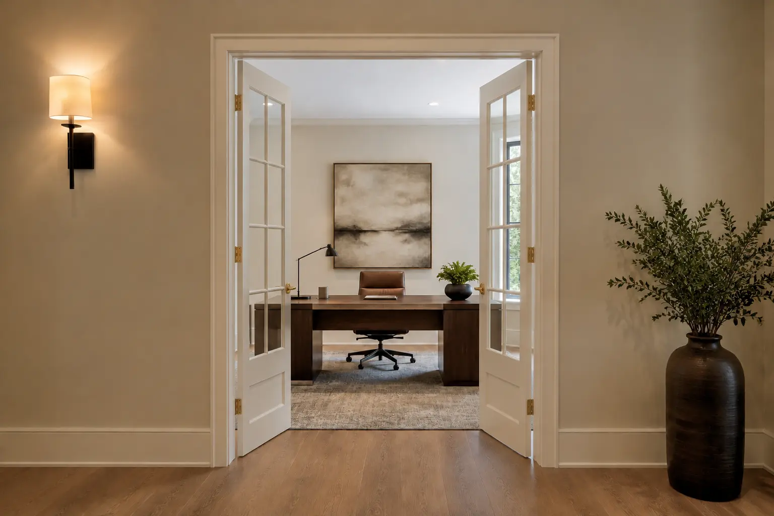 Paired French Doors — illustrative design