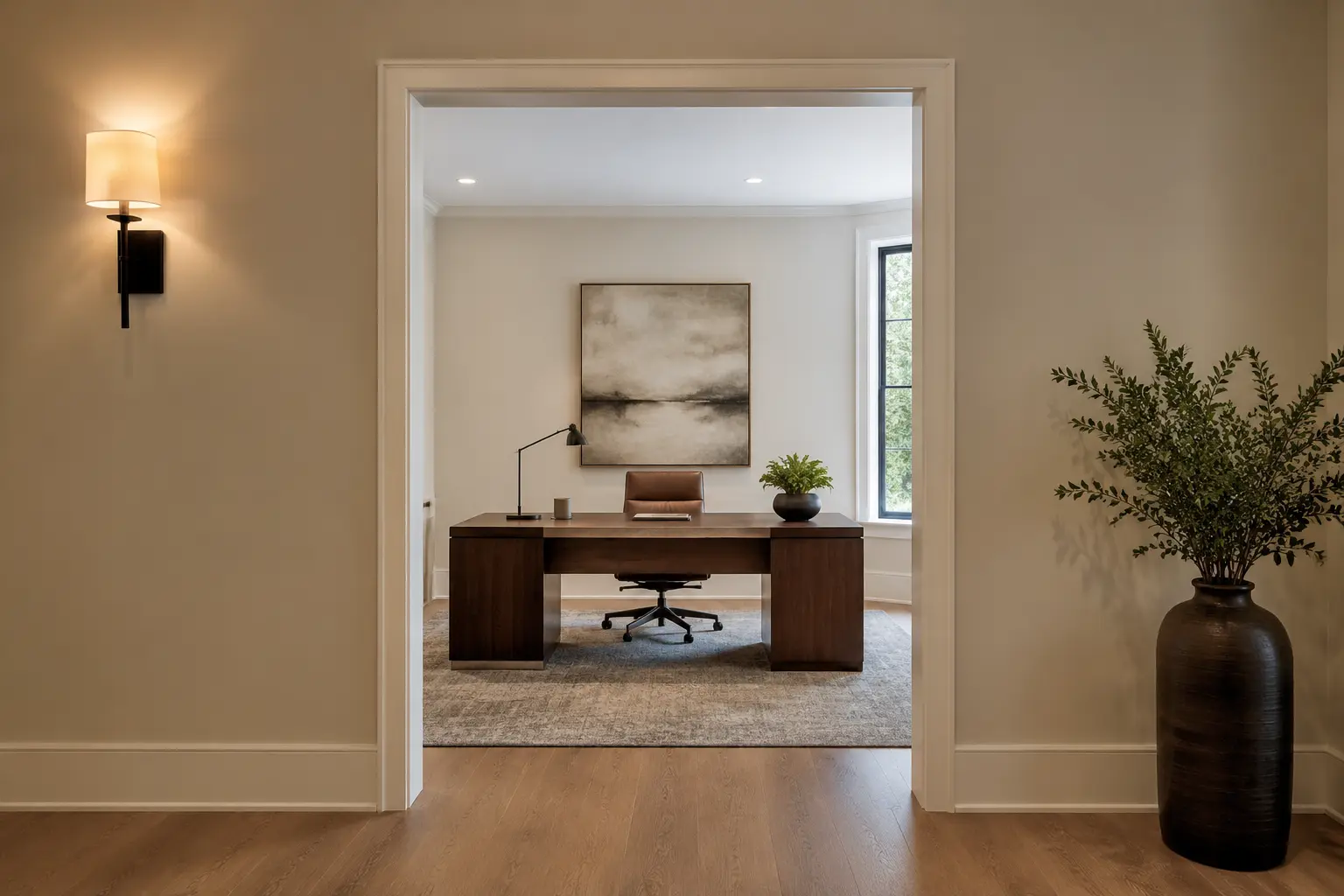 Paired French Doors — before design concept