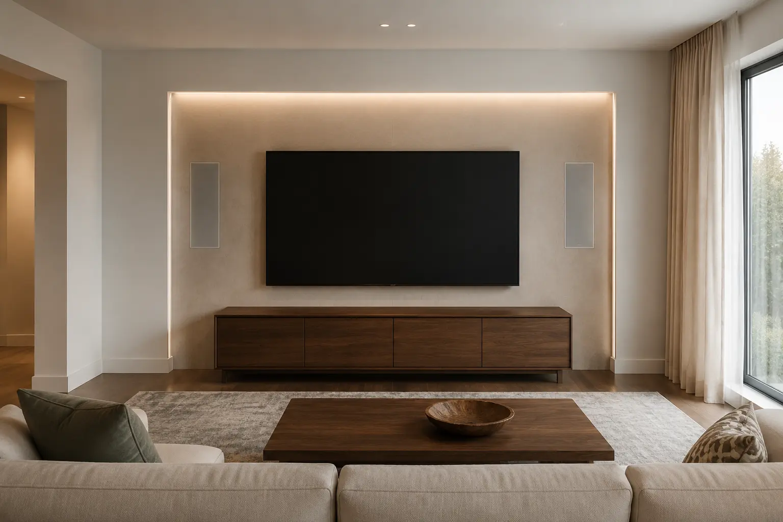 Integrated Media Wall — before design concept