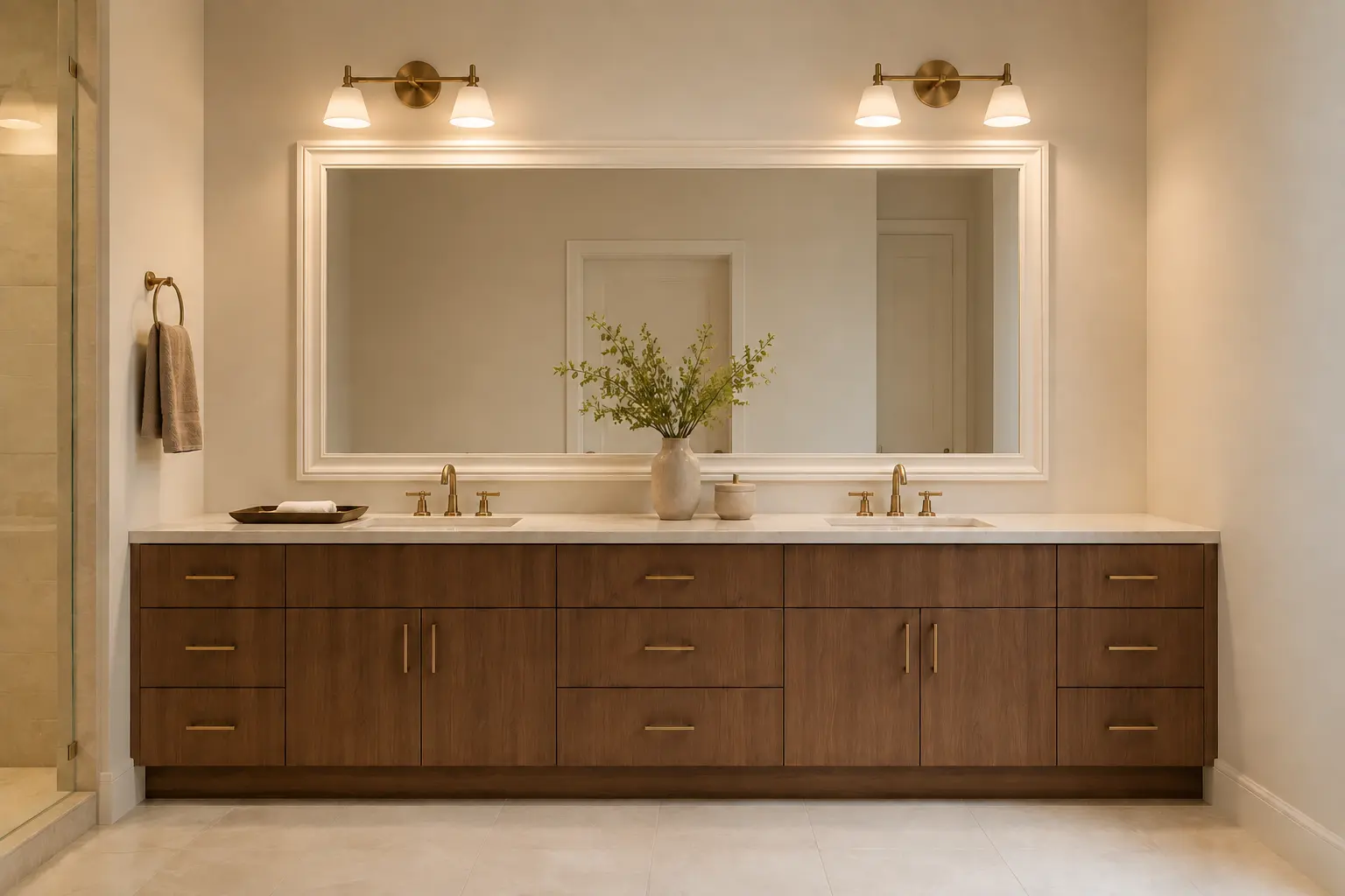Bathroom Mirror Frame — illustrative design