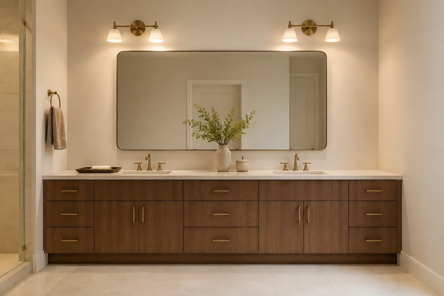 Bathroom Mirror Frame — before design concept