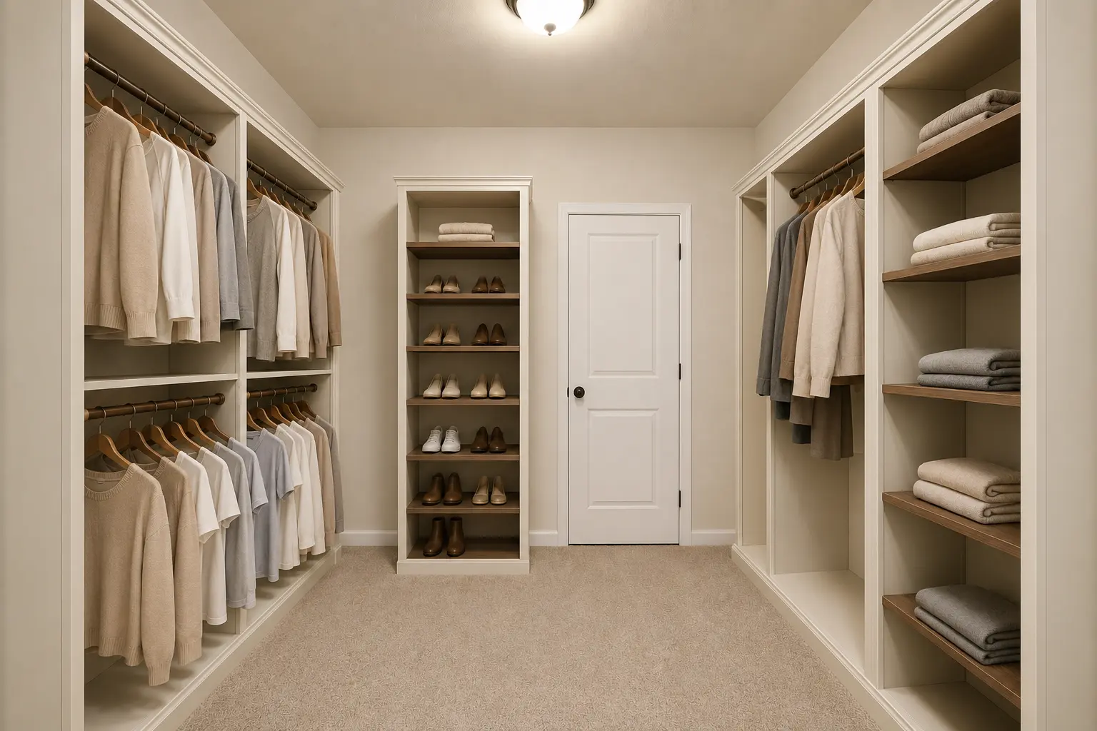 Primary Closet System — illustrative design