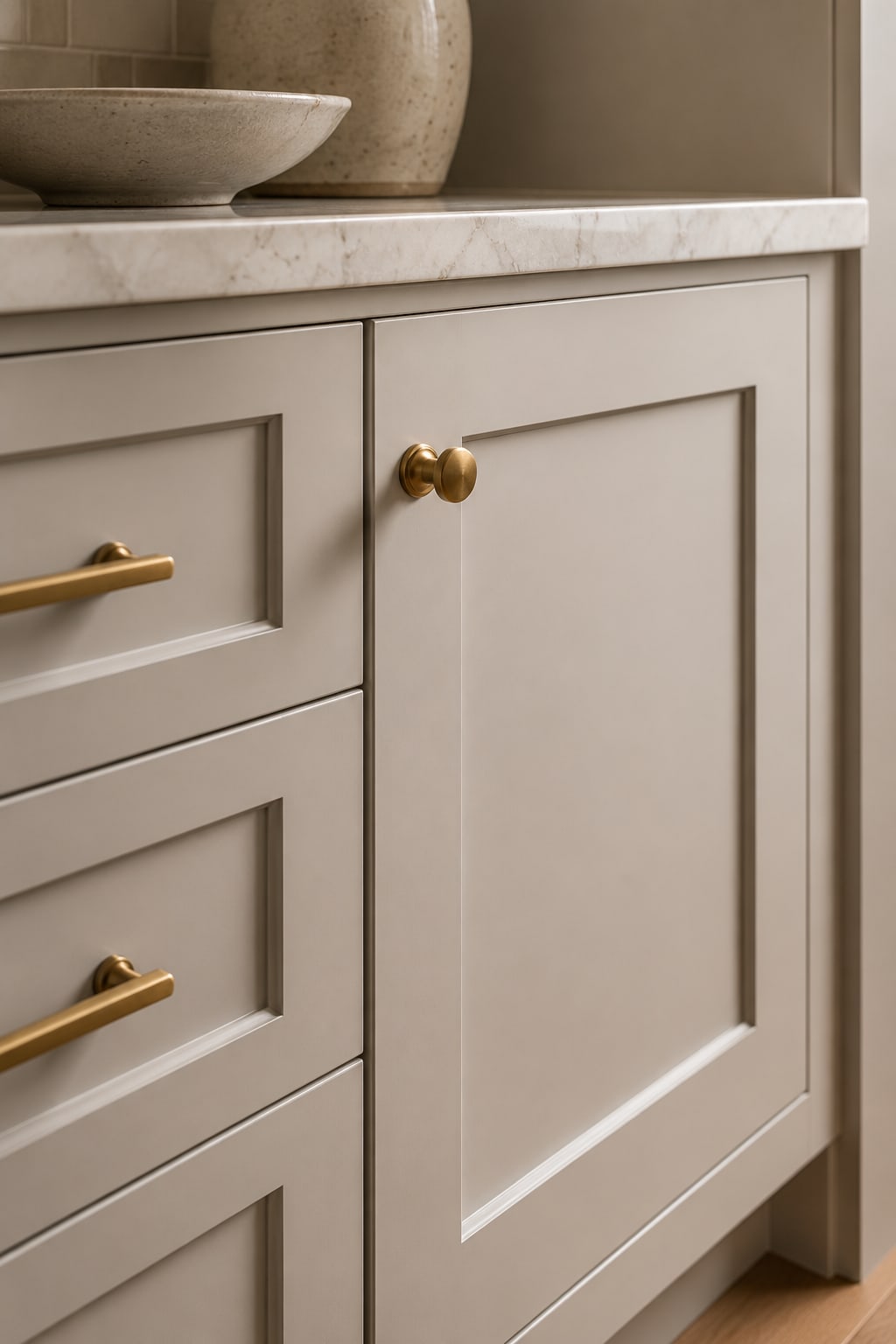 Shaker kitchen millwork