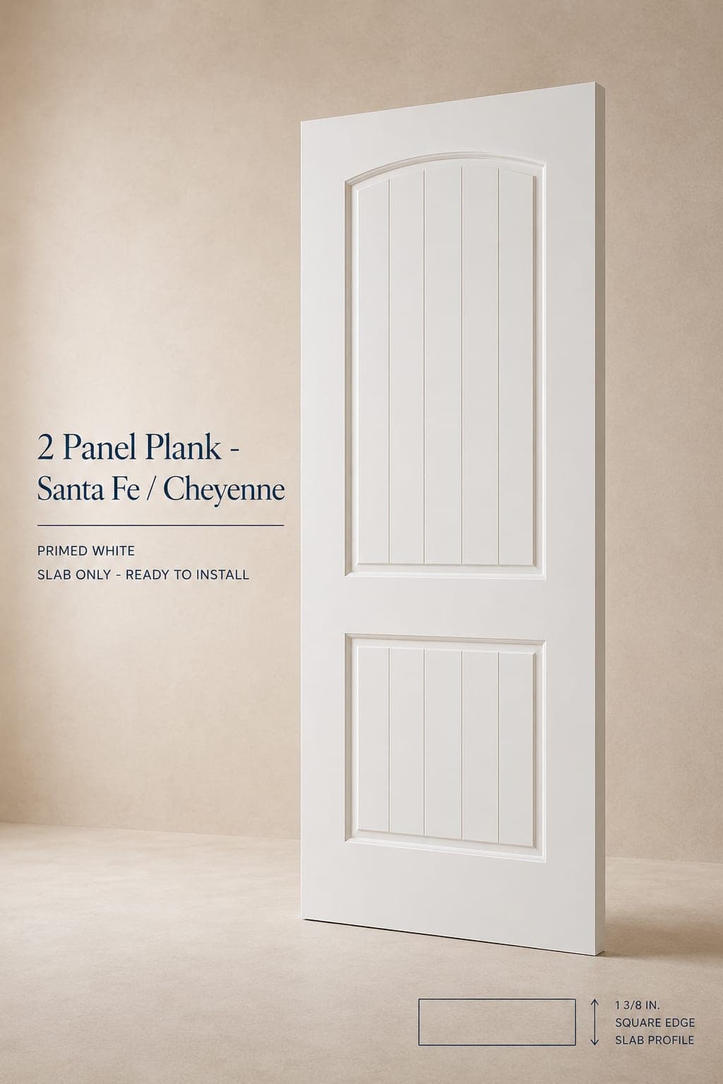 2-Panel Round-Top Plank