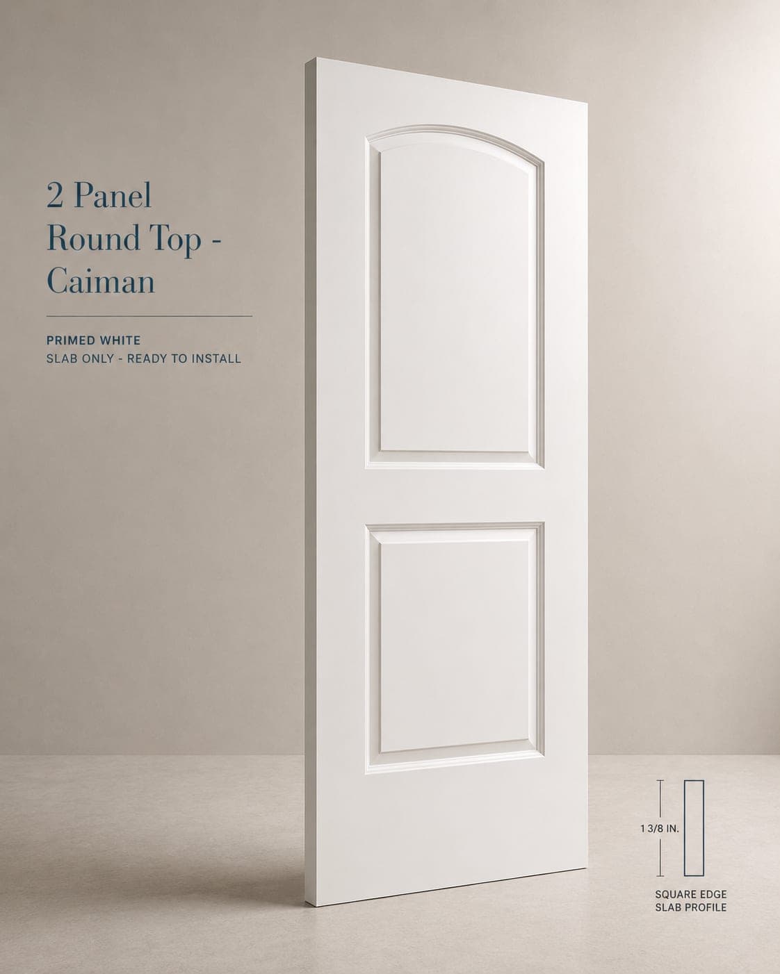 2-Panel Round Top