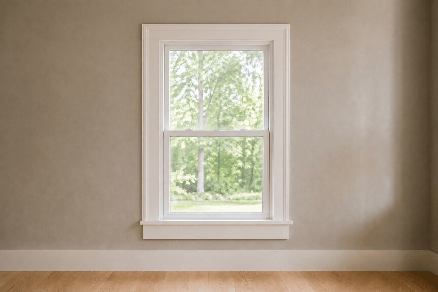 English cottage stepped casing window casing