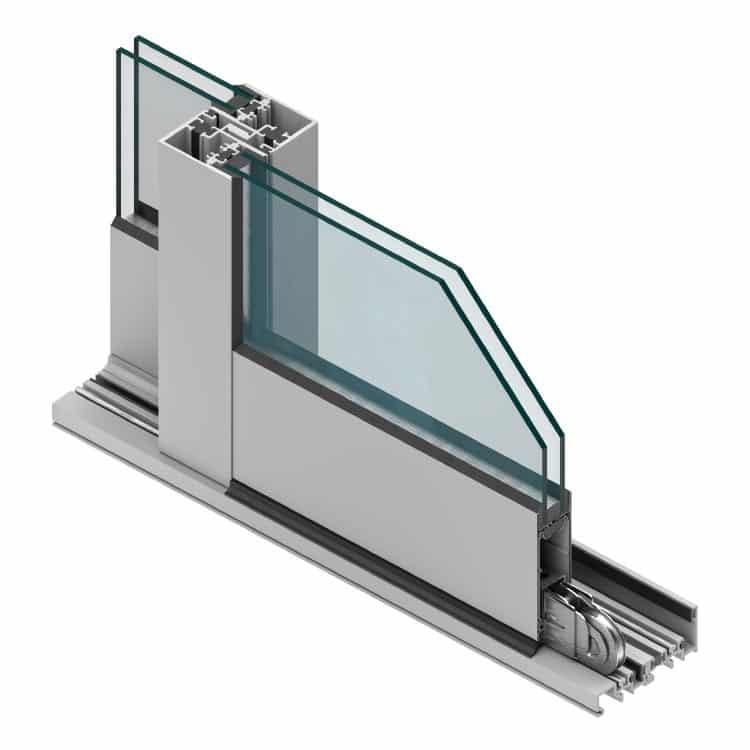 Western Window Systems Series 600 Multi-Slide Door detail